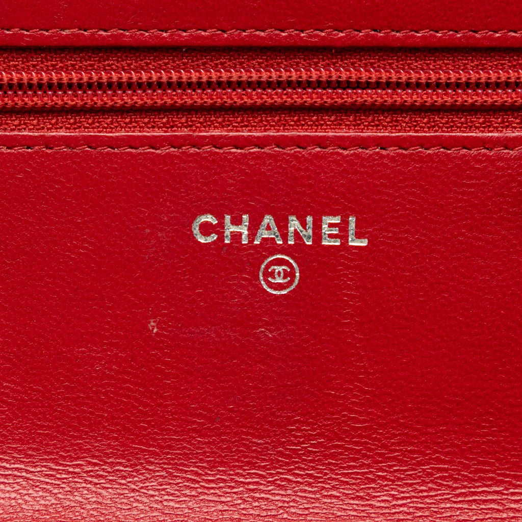 Chanel Quilted Lambskin Boy Wallet On Chain