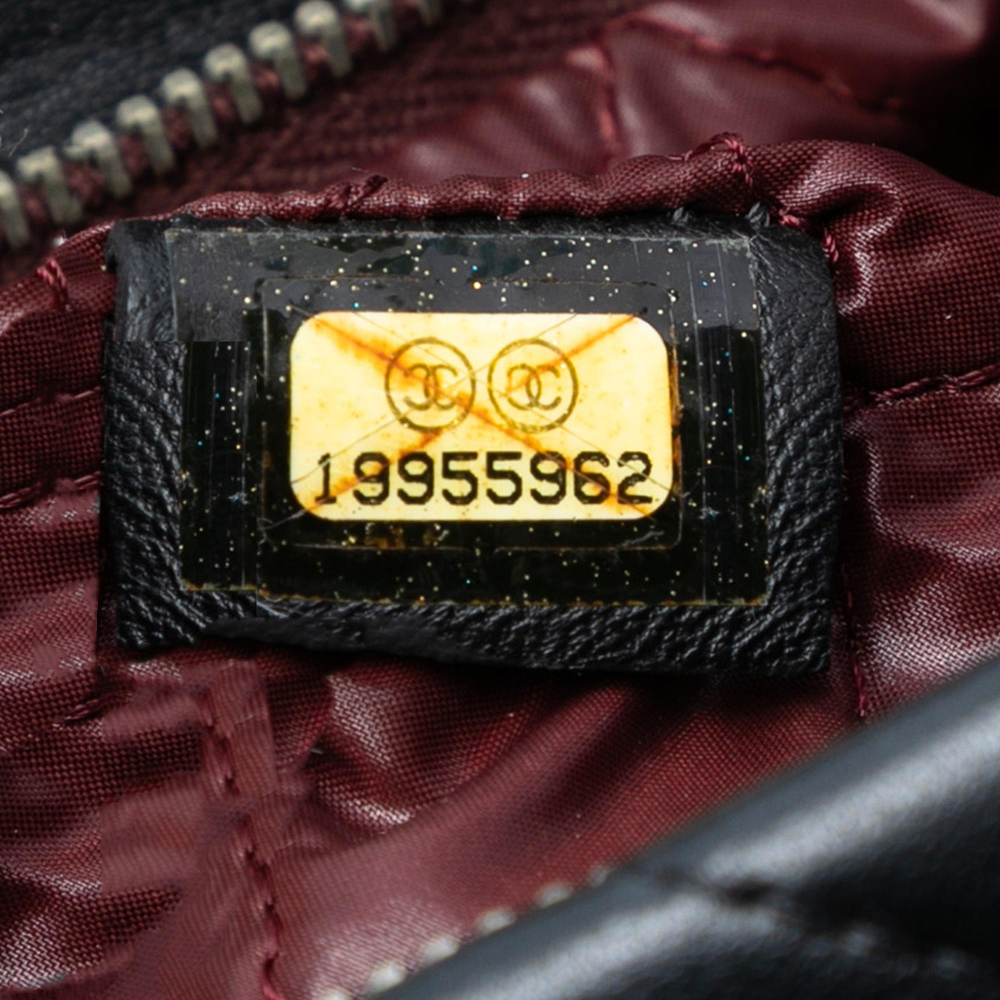 Chanel Quilted Lambskin CC Beauty Foldover Clutch