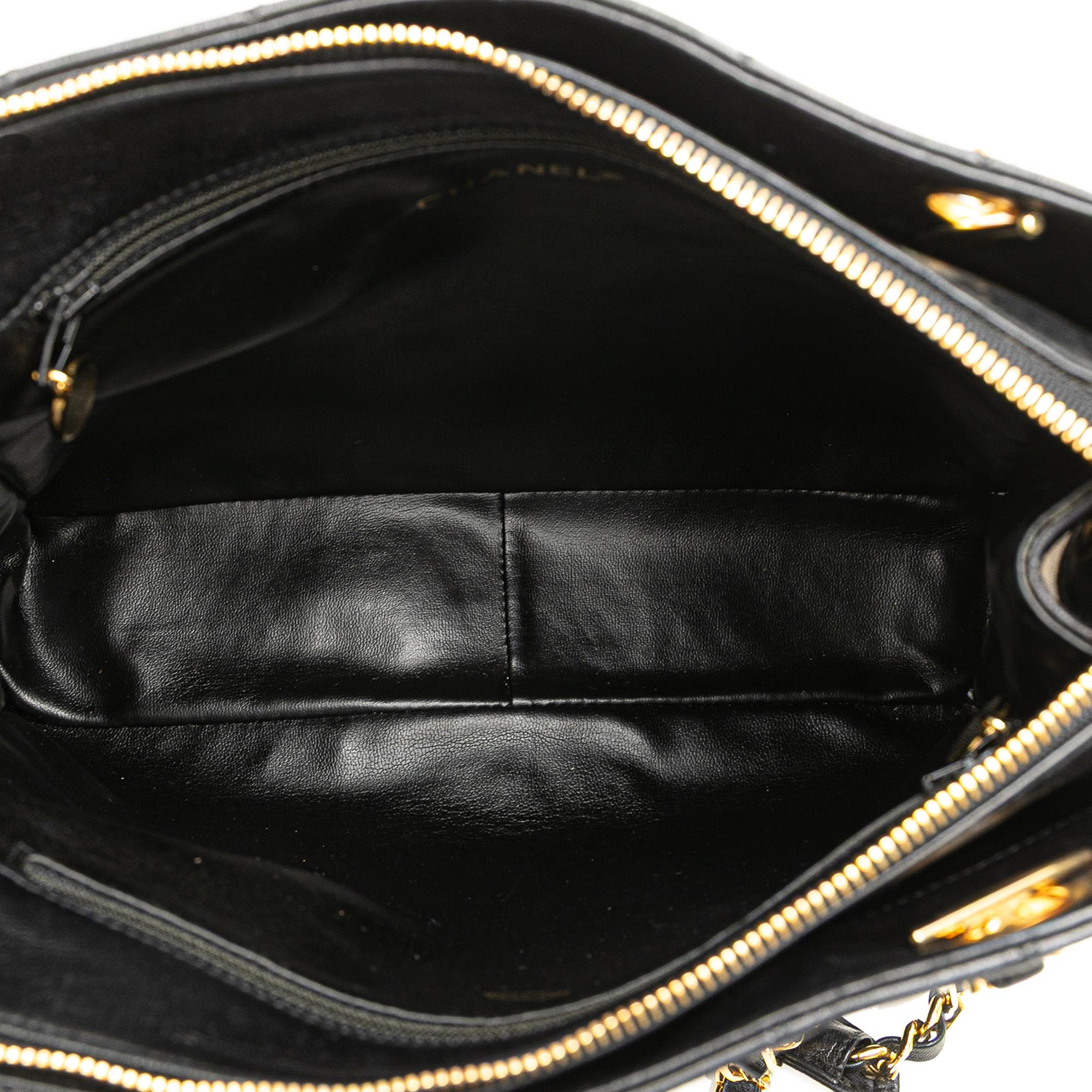Chanel Quilted Lambskin CC Charm Tote