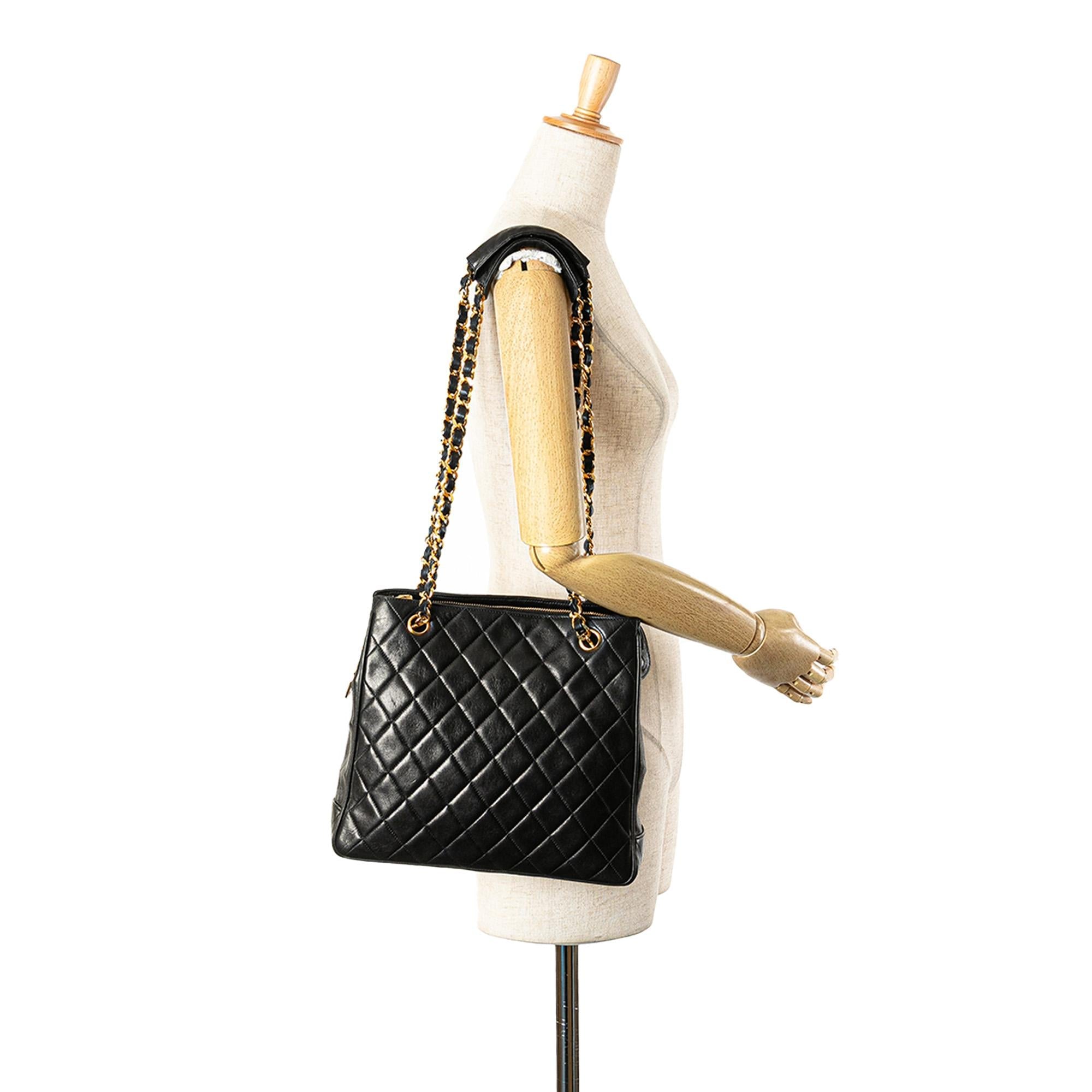 Chanel Quilted Lambskin CC Charm Tote