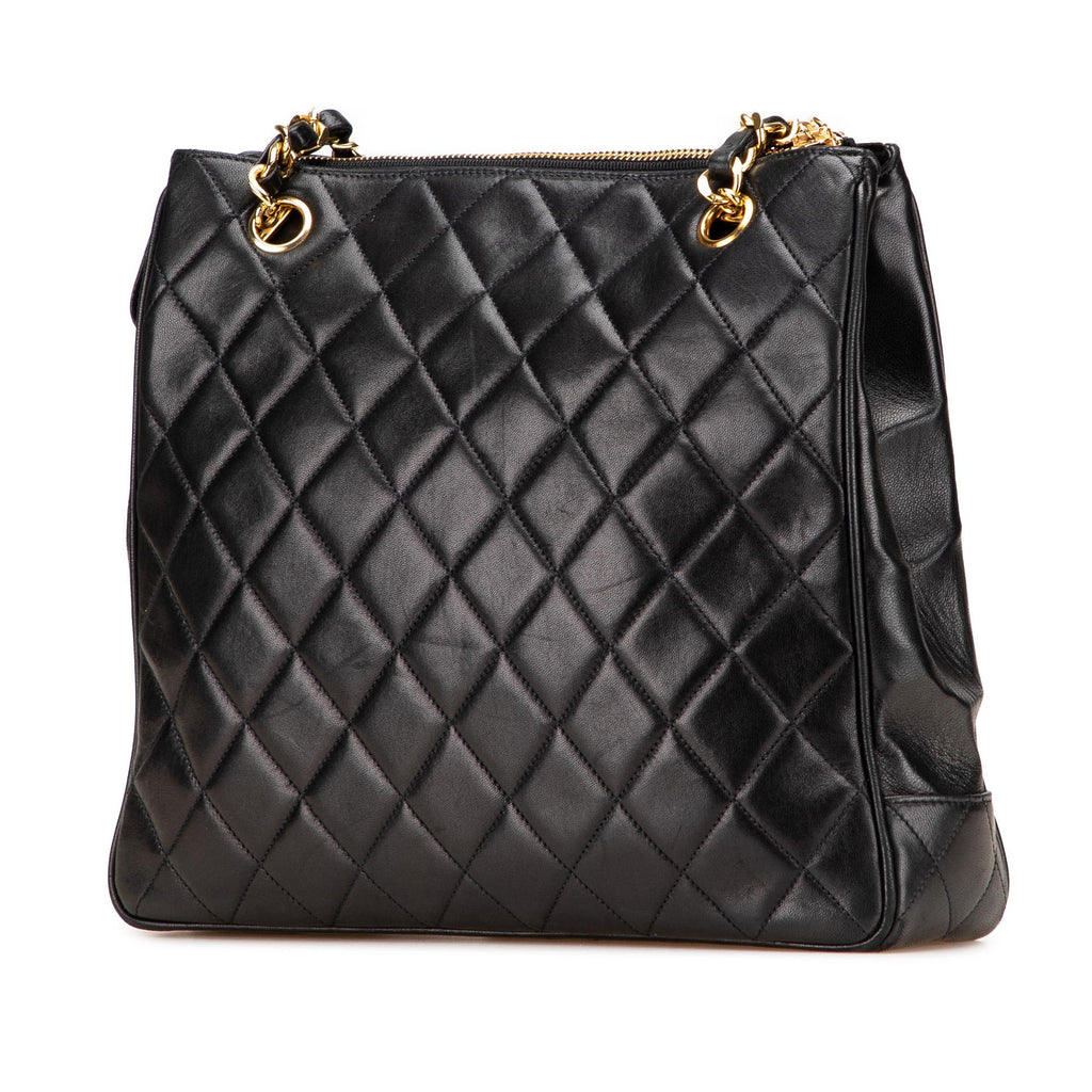Chanel Quilted Lambskin CC Charm Tote