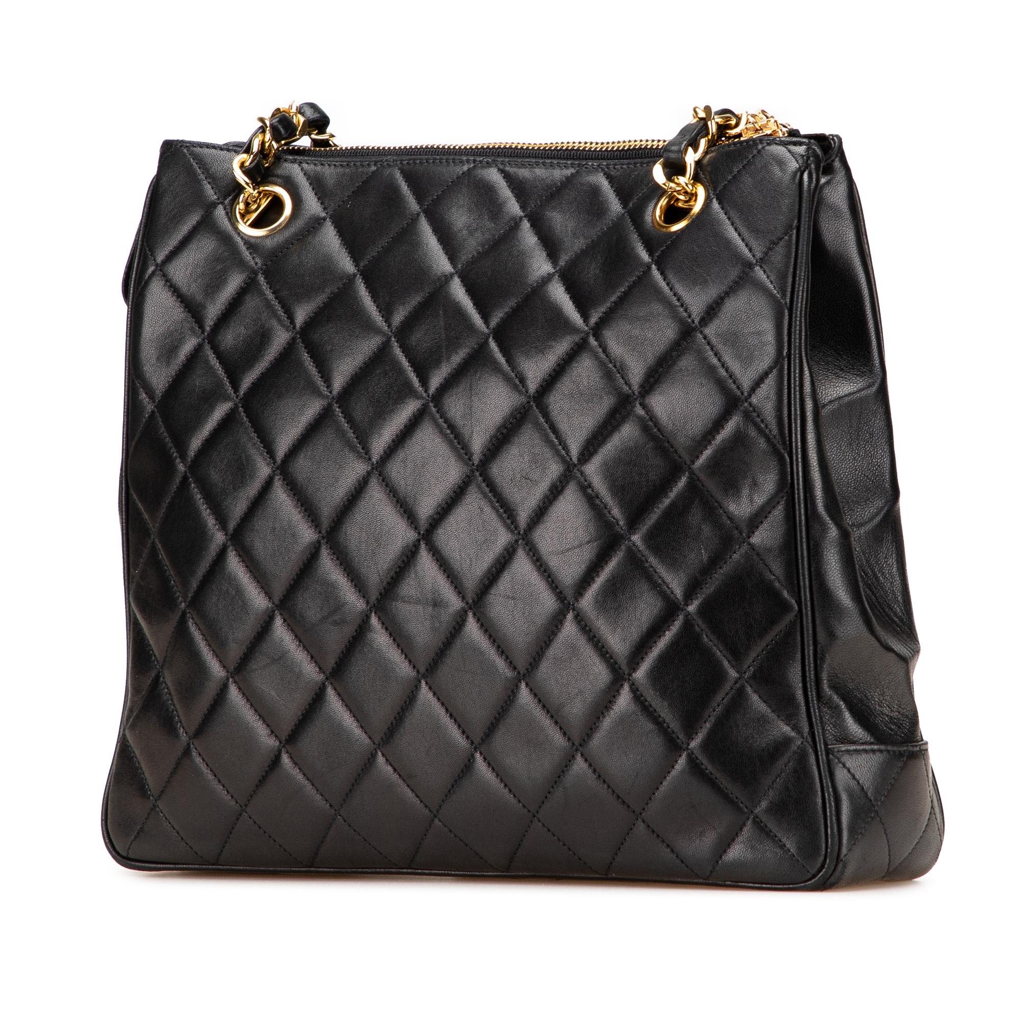 Chanel Quilted Lambskin CC Charm Tote
