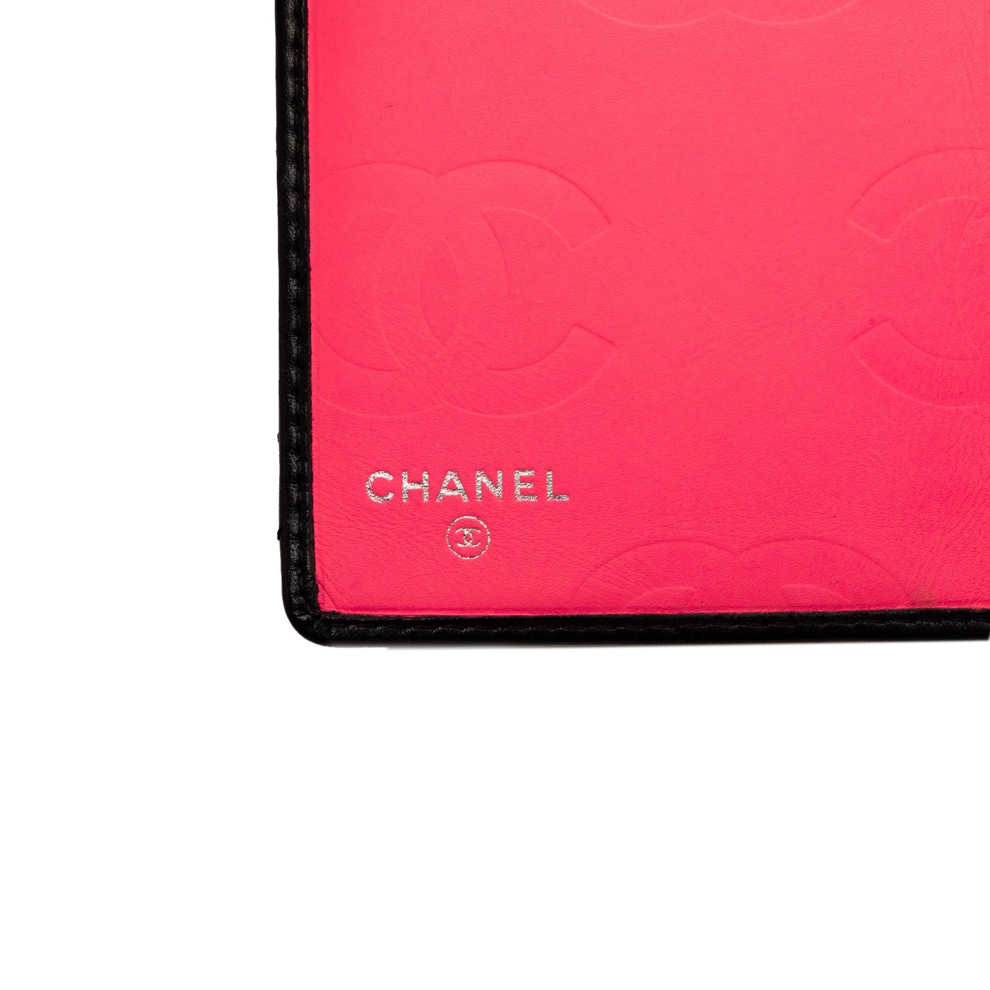 Chanel Quilted Lambskin Cambon Ligne Bifold Wallet