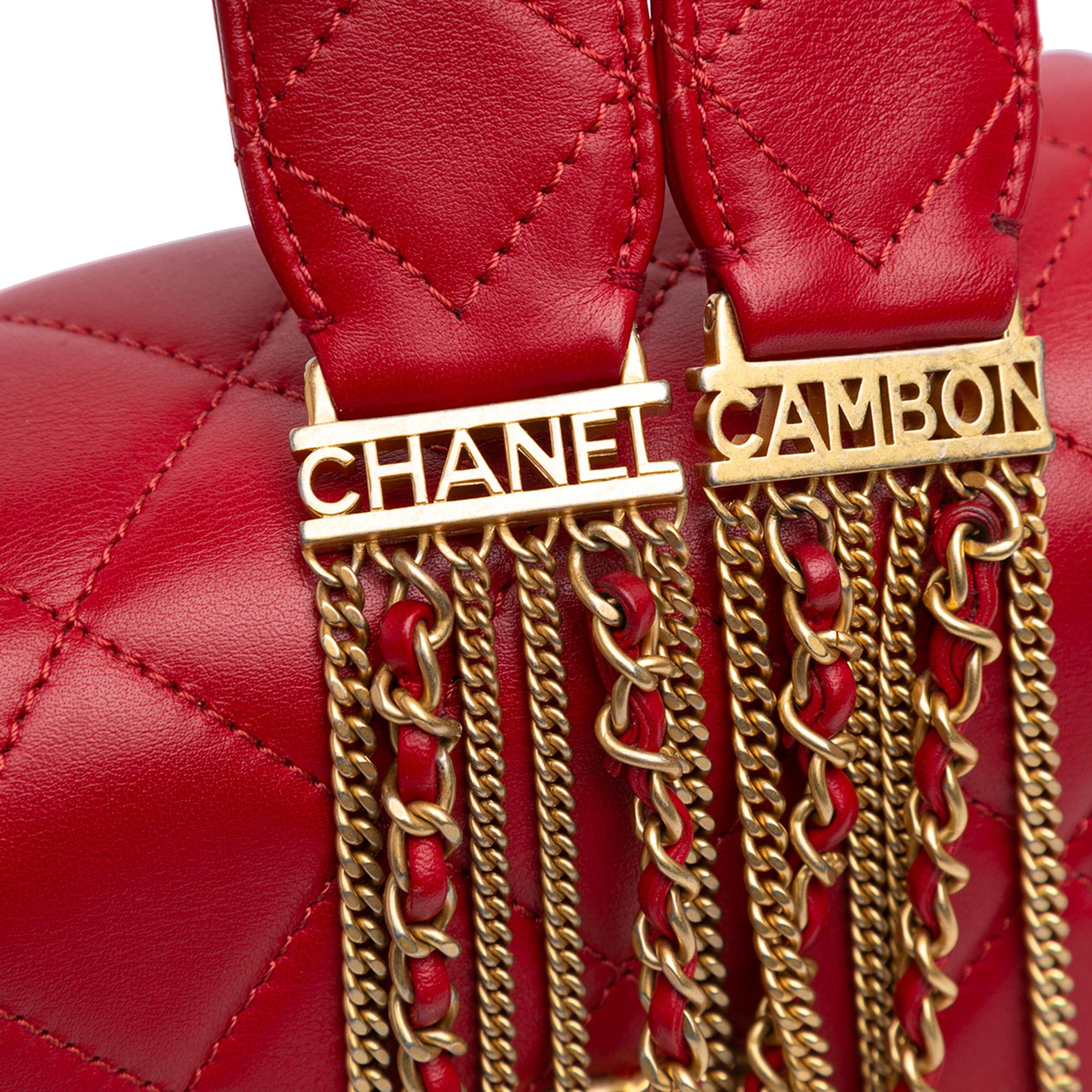 Chanel Quilted Lambskin Cambon Multiple Chains Flap (SHG-YFVoDb)