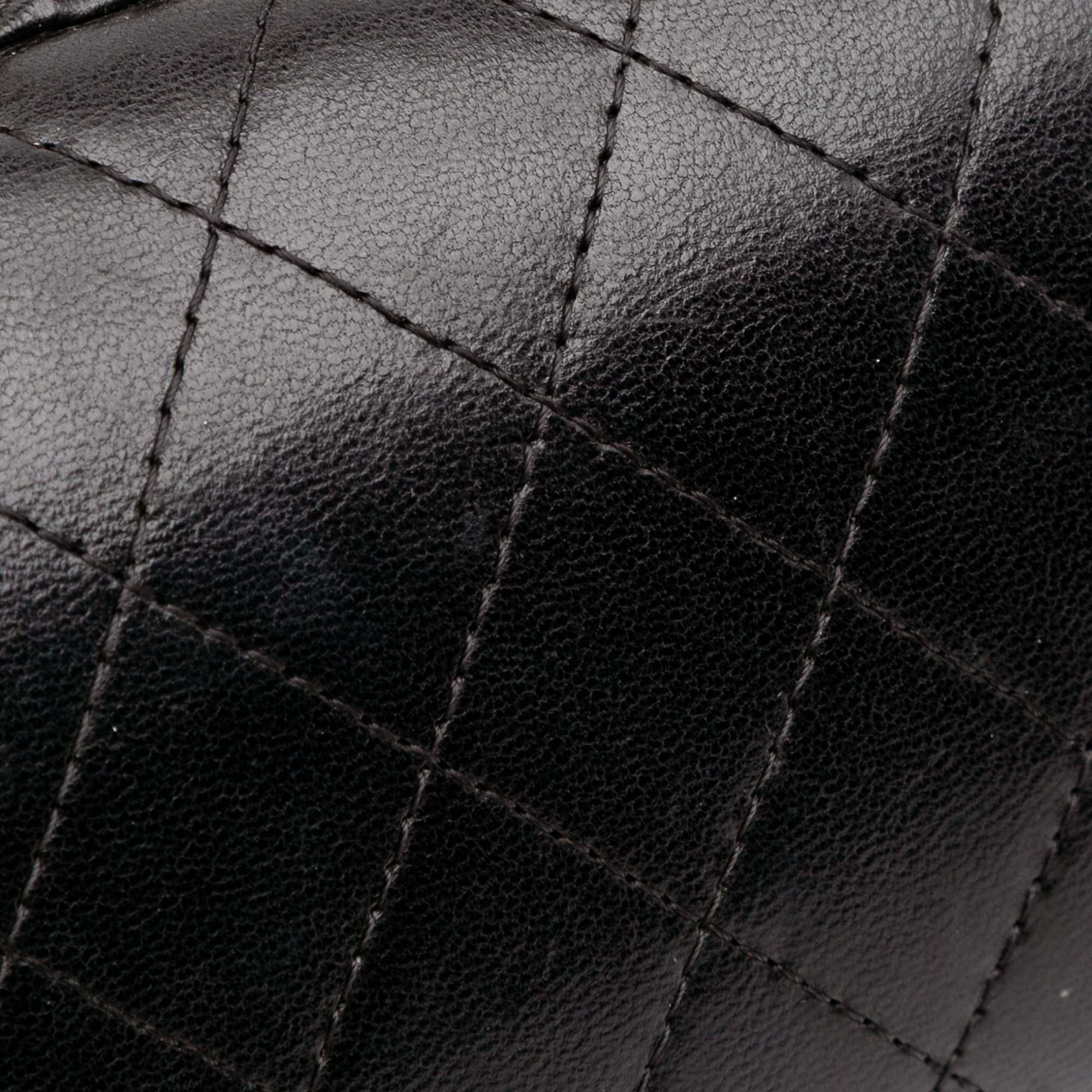 Chanel Quilted Lambskin Chain Around Clutch