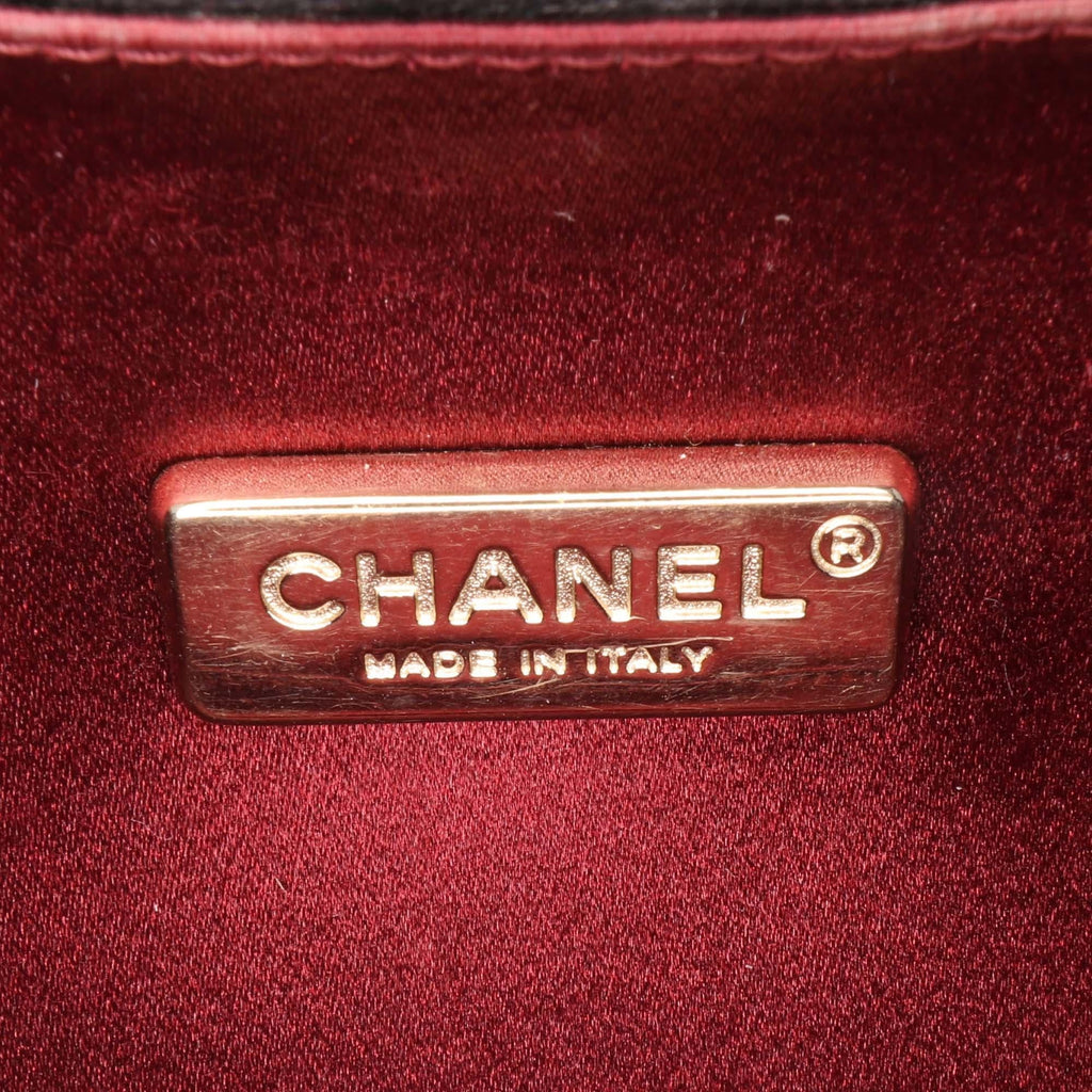 Chanel Quilted Lambskin Chain Around Clutch