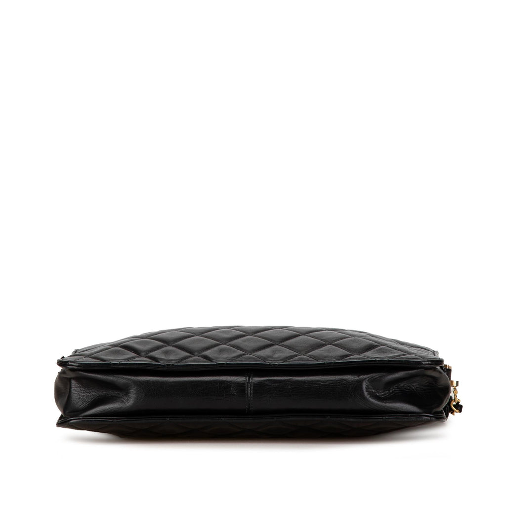Chanel Quilted Lambskin Chain Crossbody (SHG-eCHc5i)