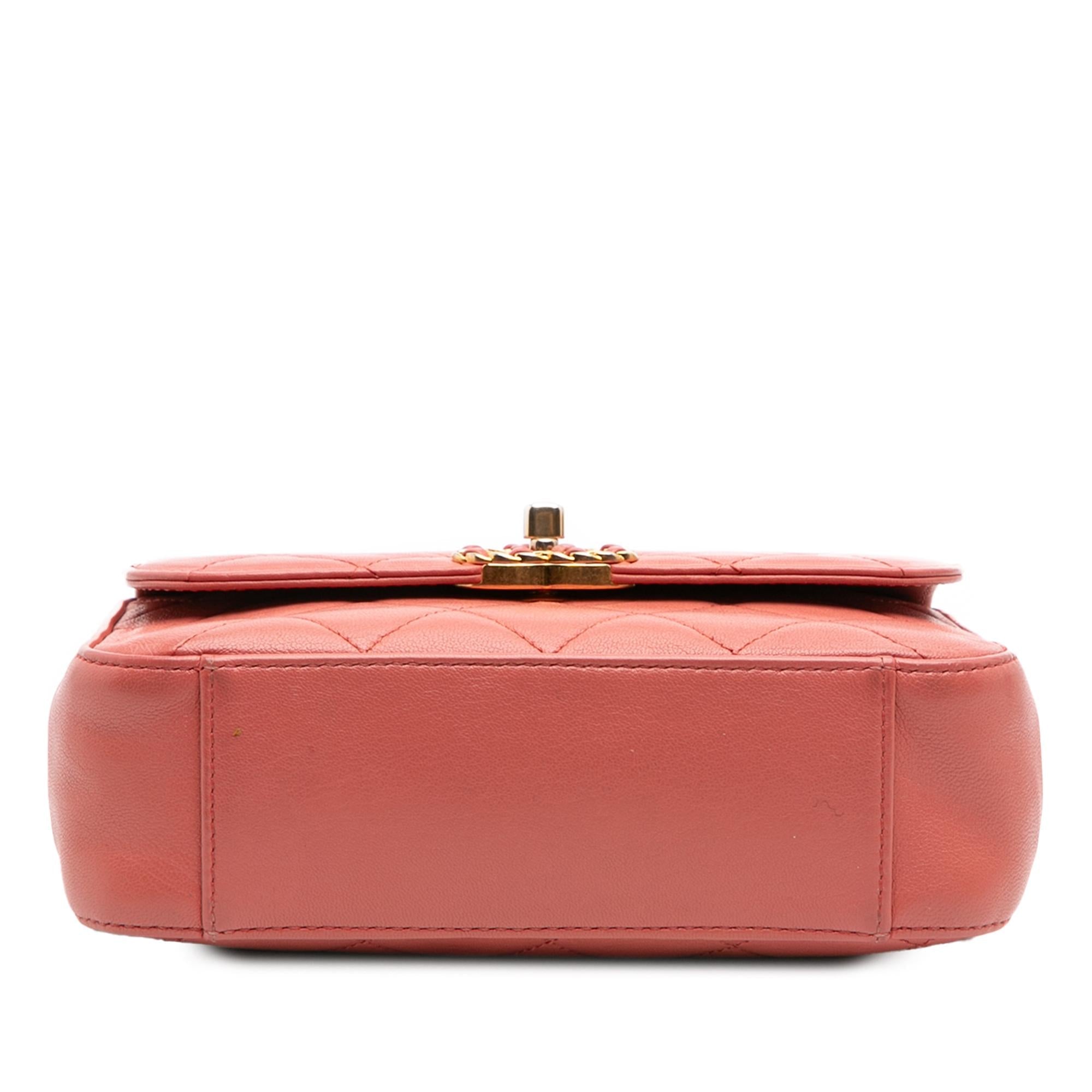 Chanel Quilted Lambskin Chain Infinity Top Handle Bag