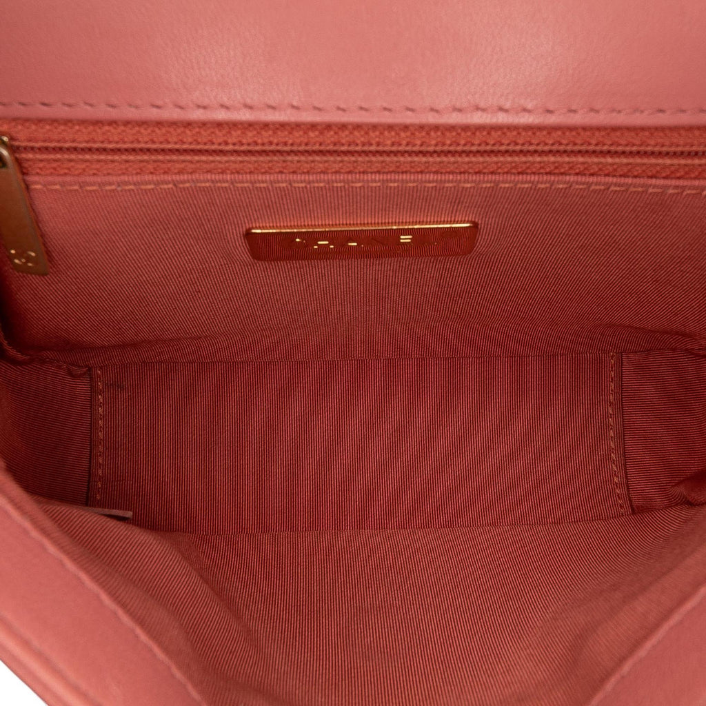 Chanel Quilted Lambskin Chain Infinity Top Handle Bag