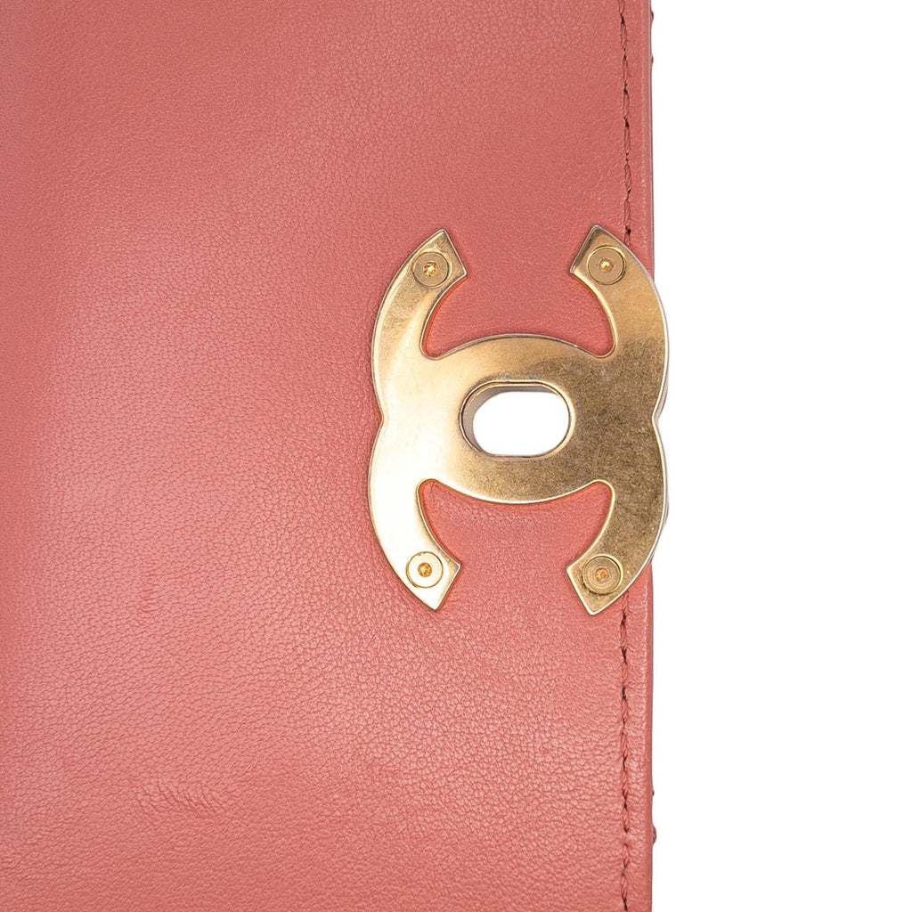 Chanel Quilted Lambskin Chain Infinity Top Handle Bag