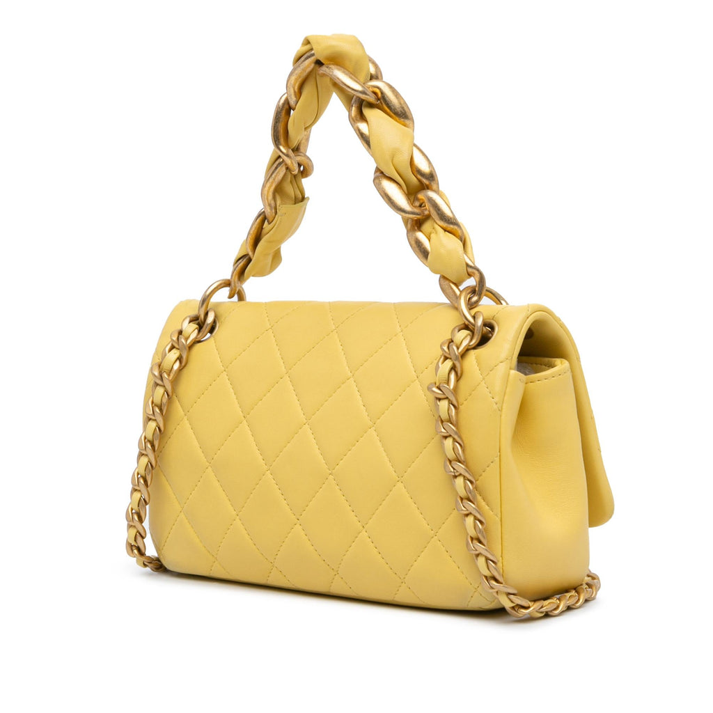Chanel Quilted Lambskin Chain Is More Flap
