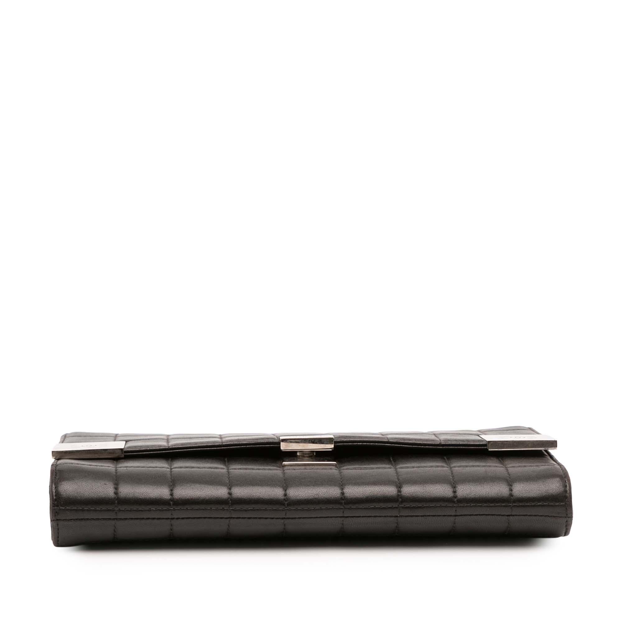 Chanel Quilted Lambskin Chocolate Bar Shoulder Bag