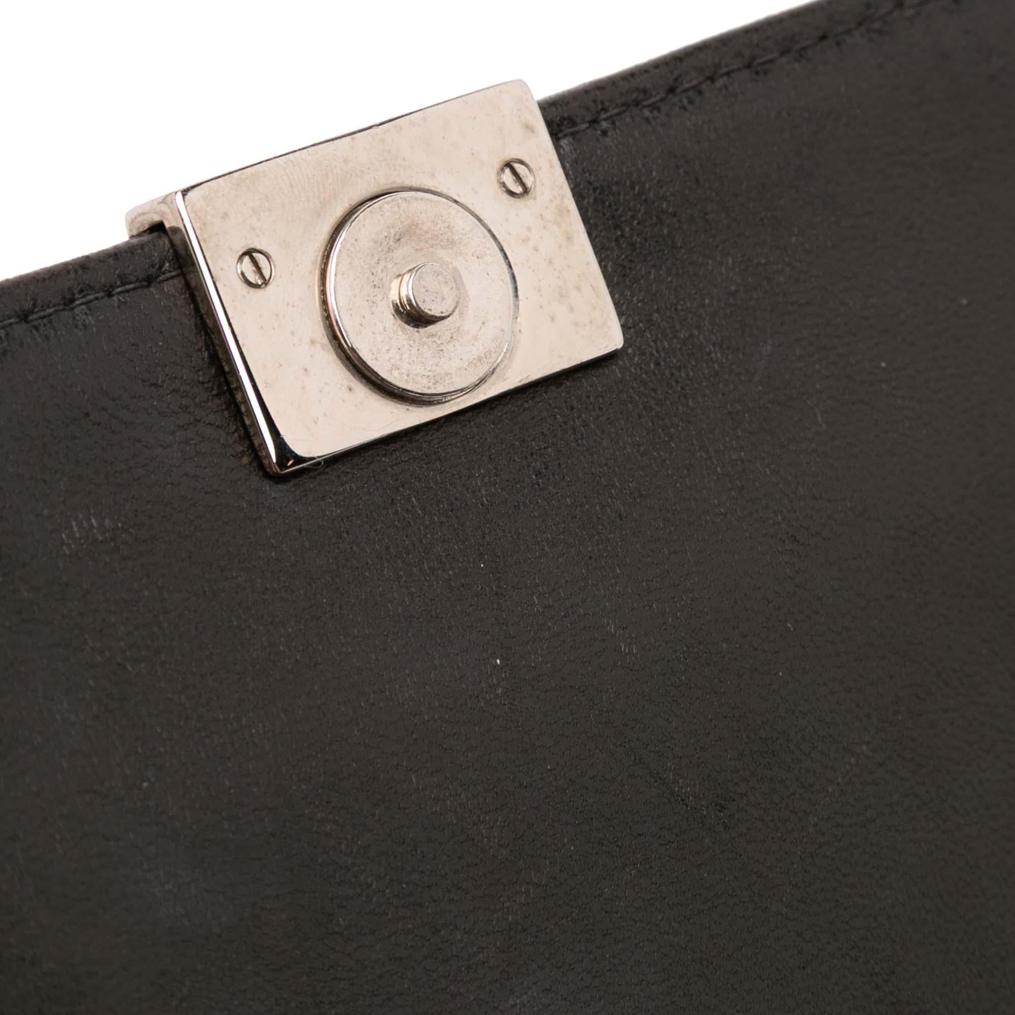Chanel Quilted Lambskin Chocolate Bar Shoulder Bag
