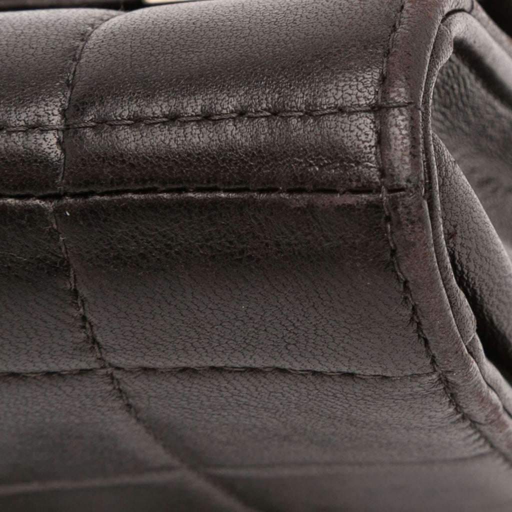 Chanel Quilted Lambskin Chocolate Bar Shoulder Bag