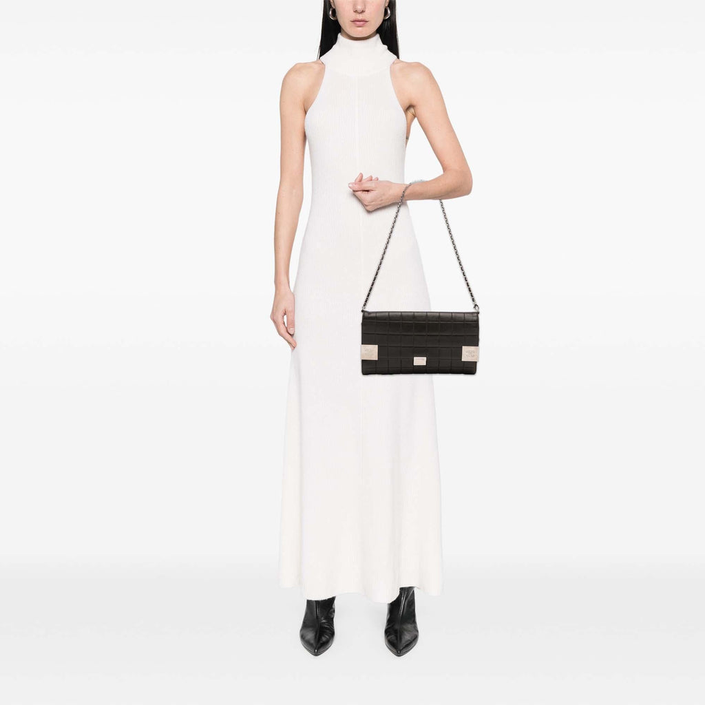 Chanel Quilted Lambskin Chocolate Bar Shoulder Bag