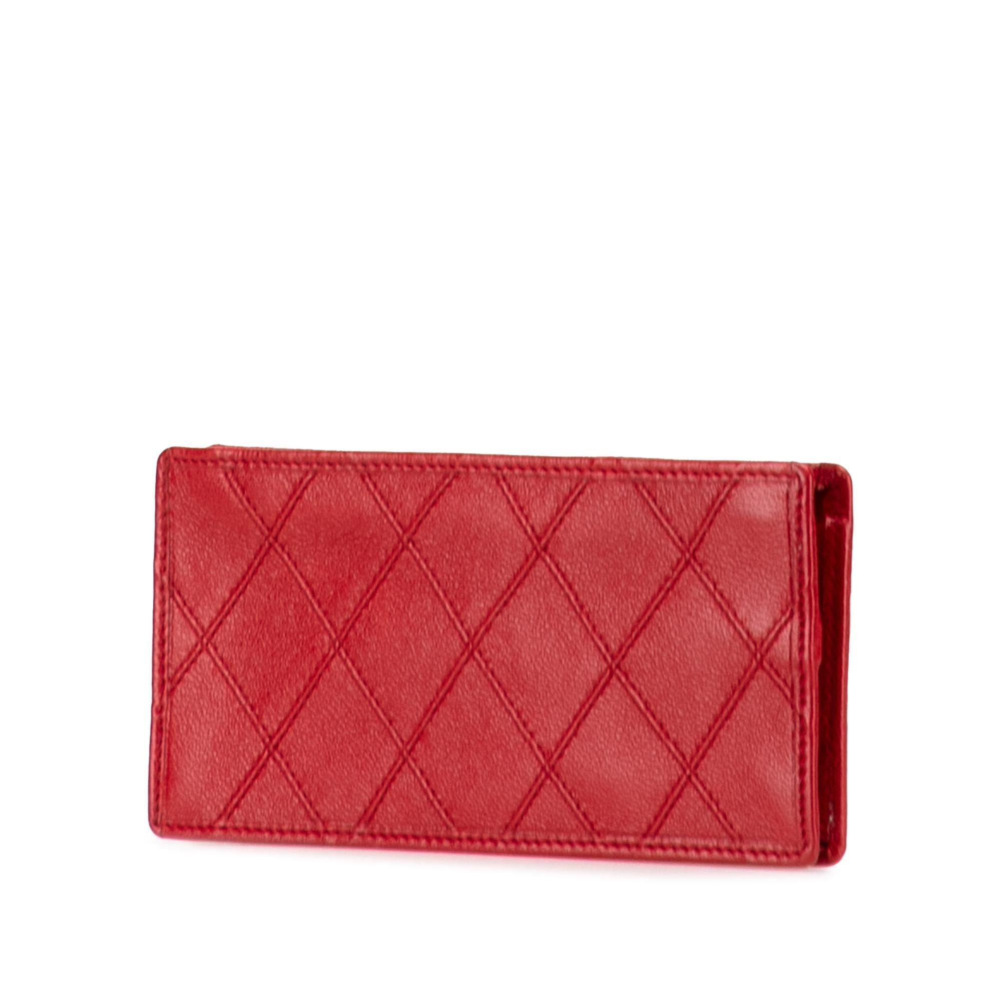 Chanel Quilted Lambskin Coin Pouch