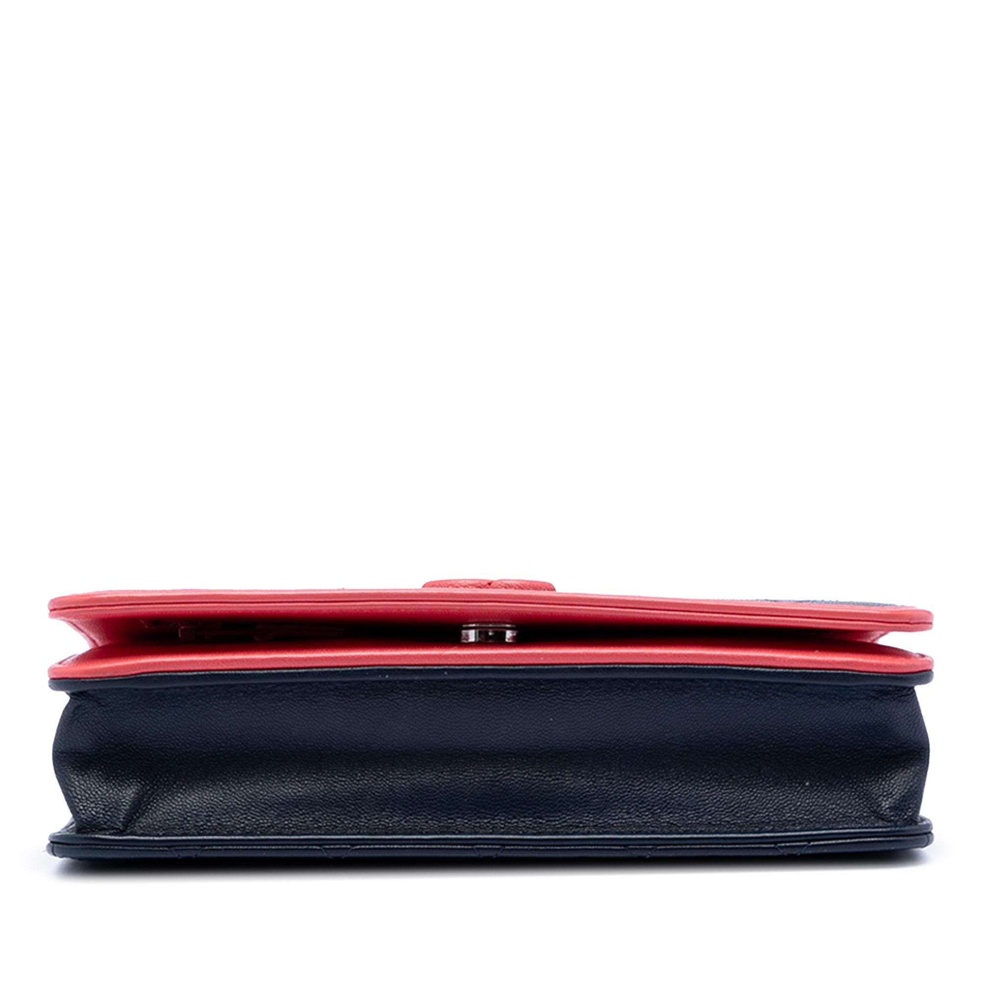 Chanel Quilted Lambskin Color Pop CC Wallet on Chain