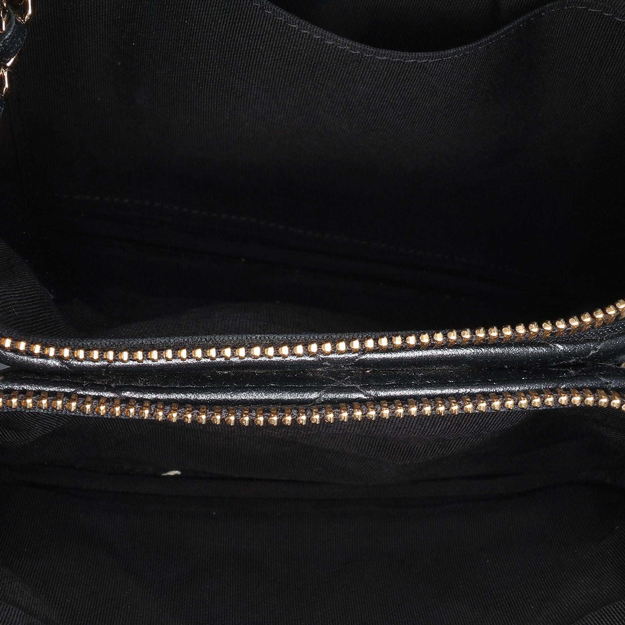 Chanel Quilted Lambskin Double Case with Chain