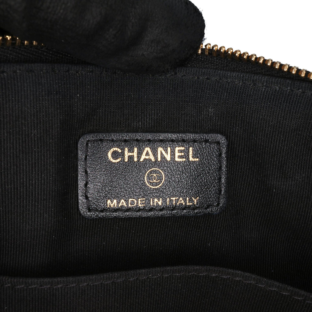 Chanel Quilted Lambskin Double Case with Chain