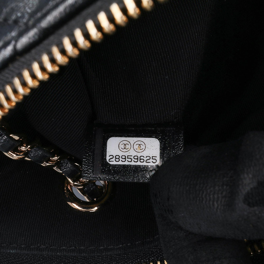 Chanel Quilted Lambskin Double Case with Chain