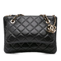 Chanel Quilted Lambskin Double Case with Chain