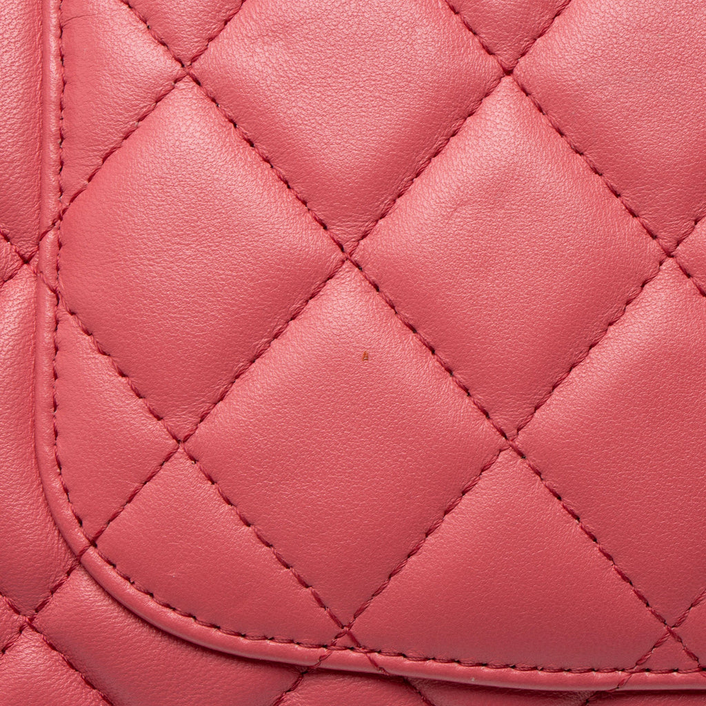 Chanel Quilted Lambskin Double Case with Chain