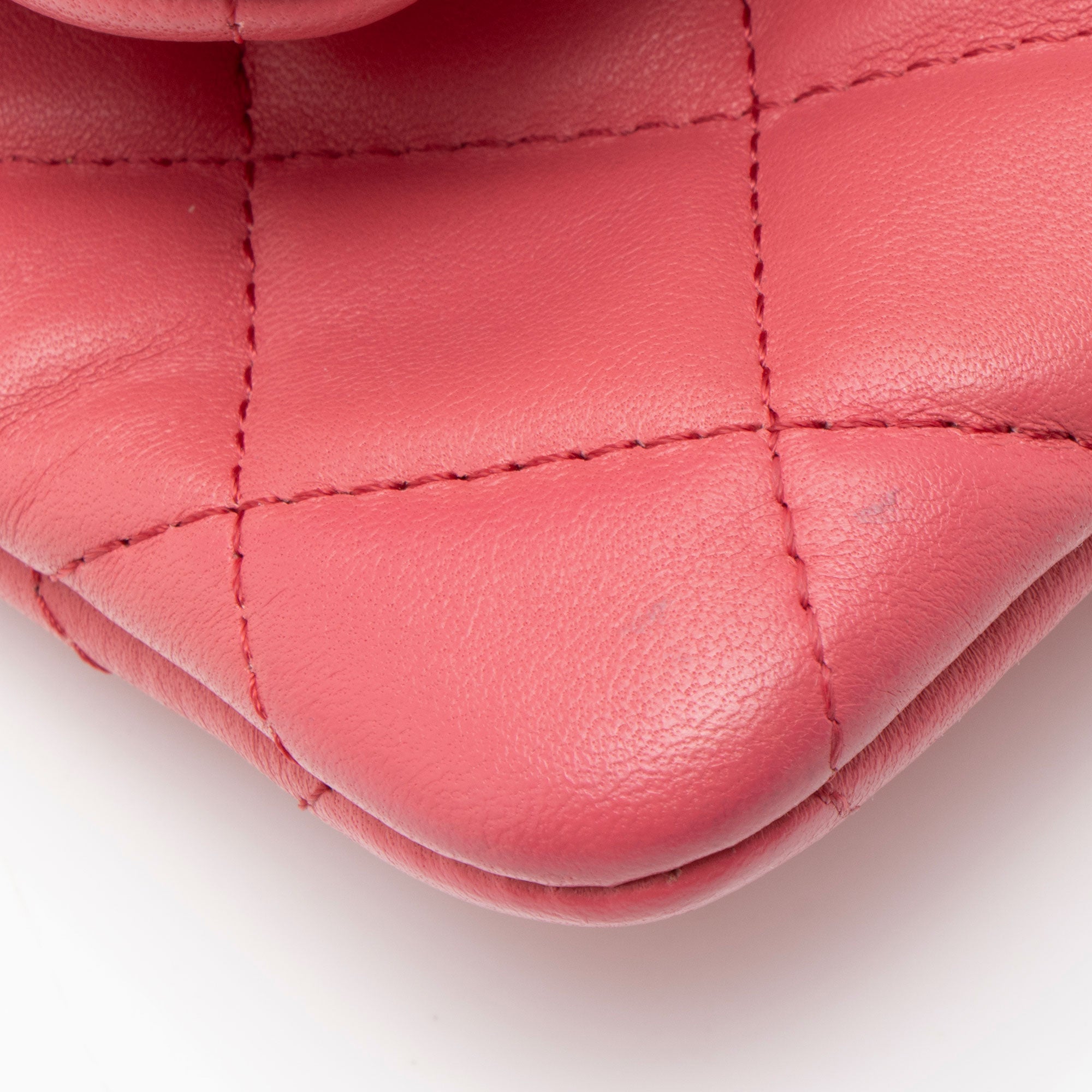 Chanel Quilted Lambskin Double Case with Chain