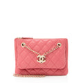 Chanel Quilted Lambskin Double Case with Chain