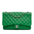 Chanel Quilted Lambskin Double Compartment Chain Flap (SHG-ylKzpw)