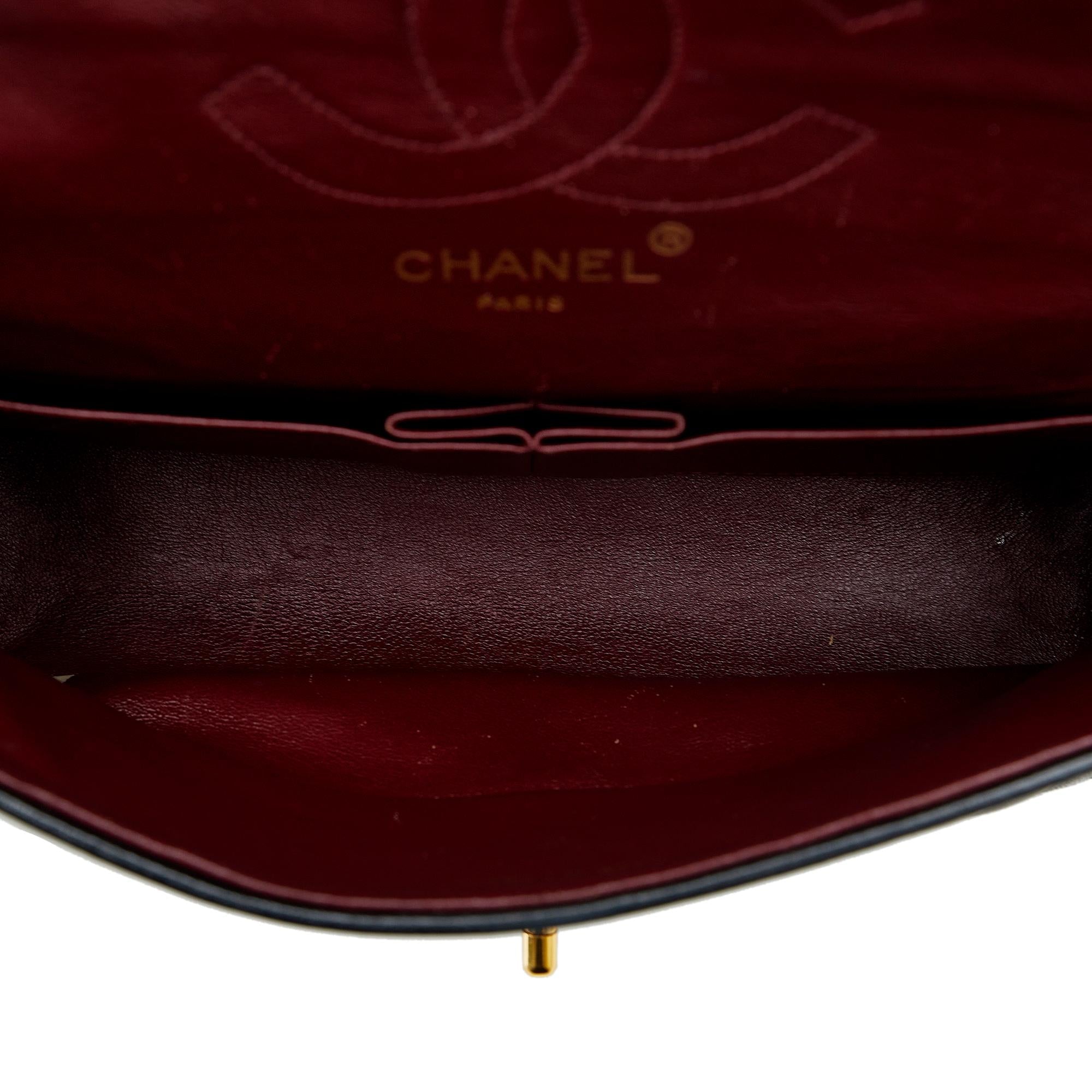Chanel Quilted Lambskin Double Flap Bag (SHG-nAgJZX)