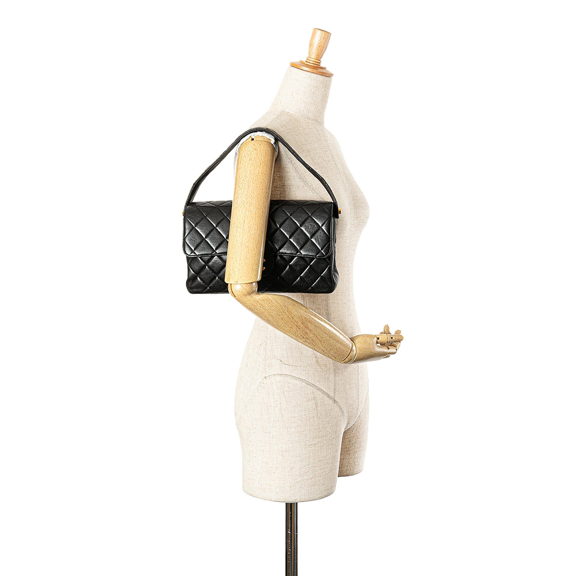 Chanel Quilted Lambskin Double Sided Flap