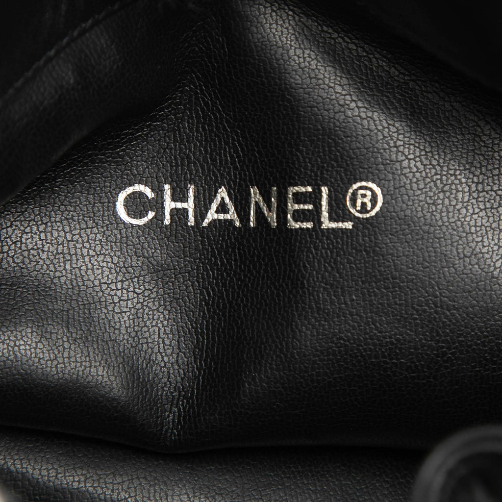 Chanel Quilted Lambskin Drawstring Chain Bucket Bag