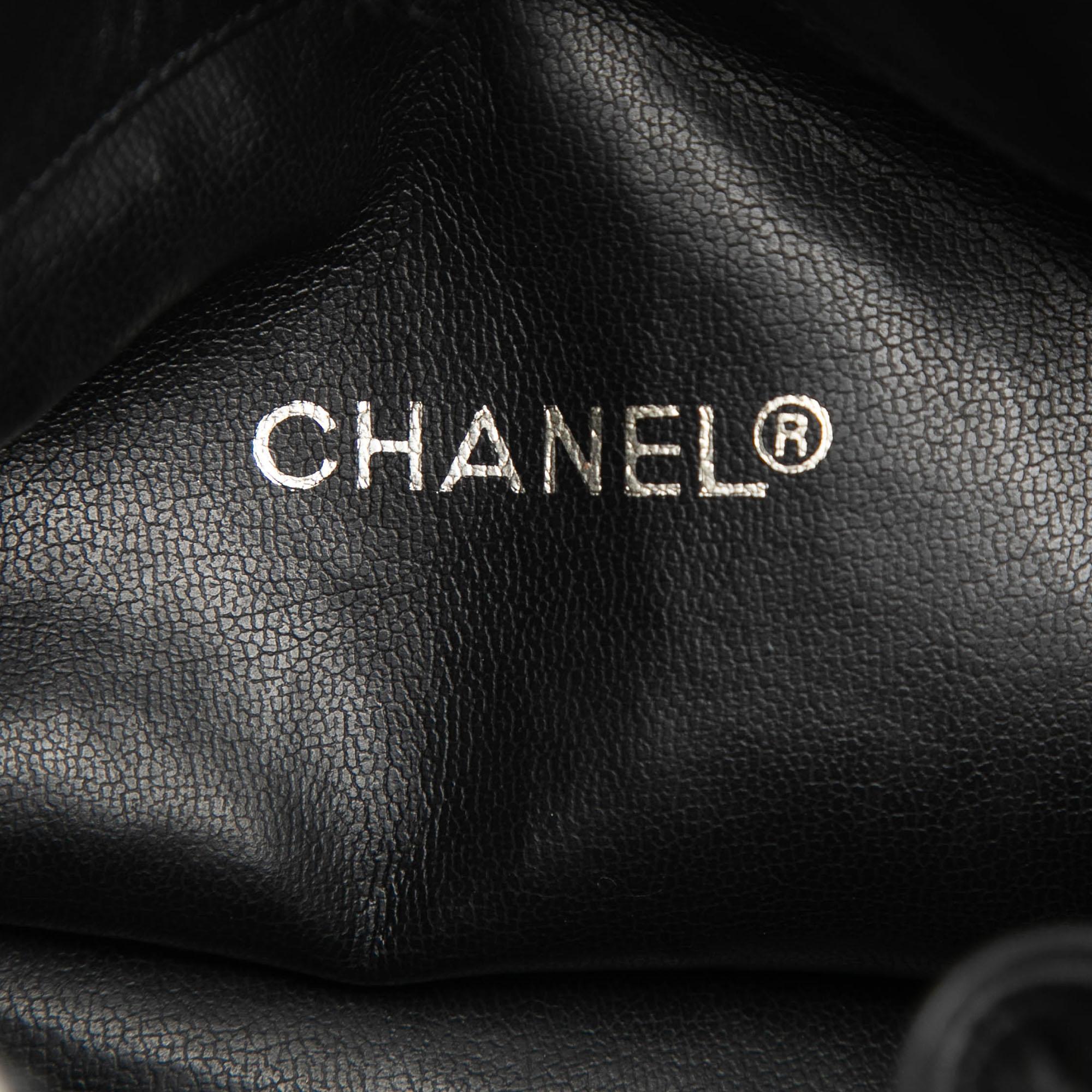 Chanel Quilted Lambskin Drawstring Chain Bucket Bag