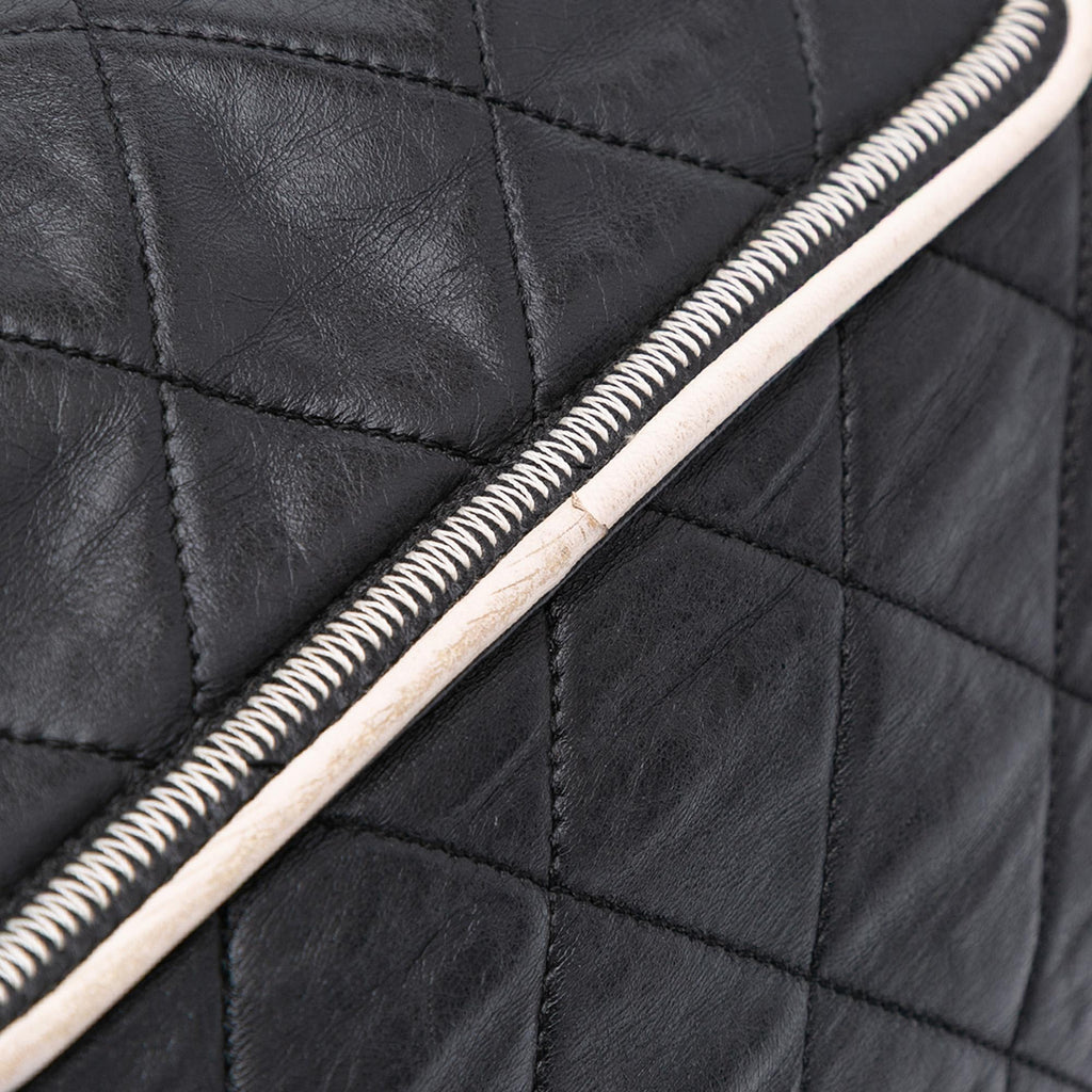 Chanel Quilted Lambskin East West Accordion Flap