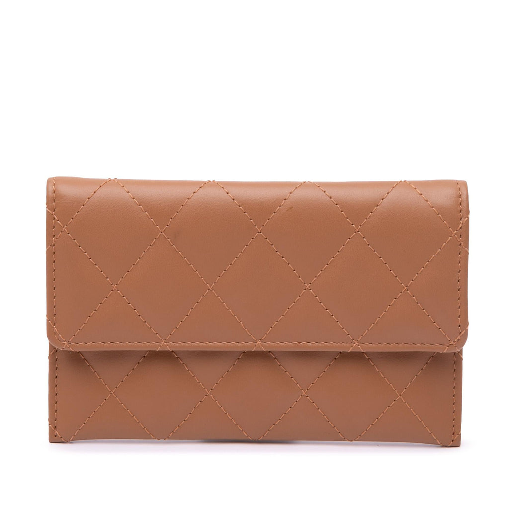 Chanel Quilted Lambskin Flap Card Holder