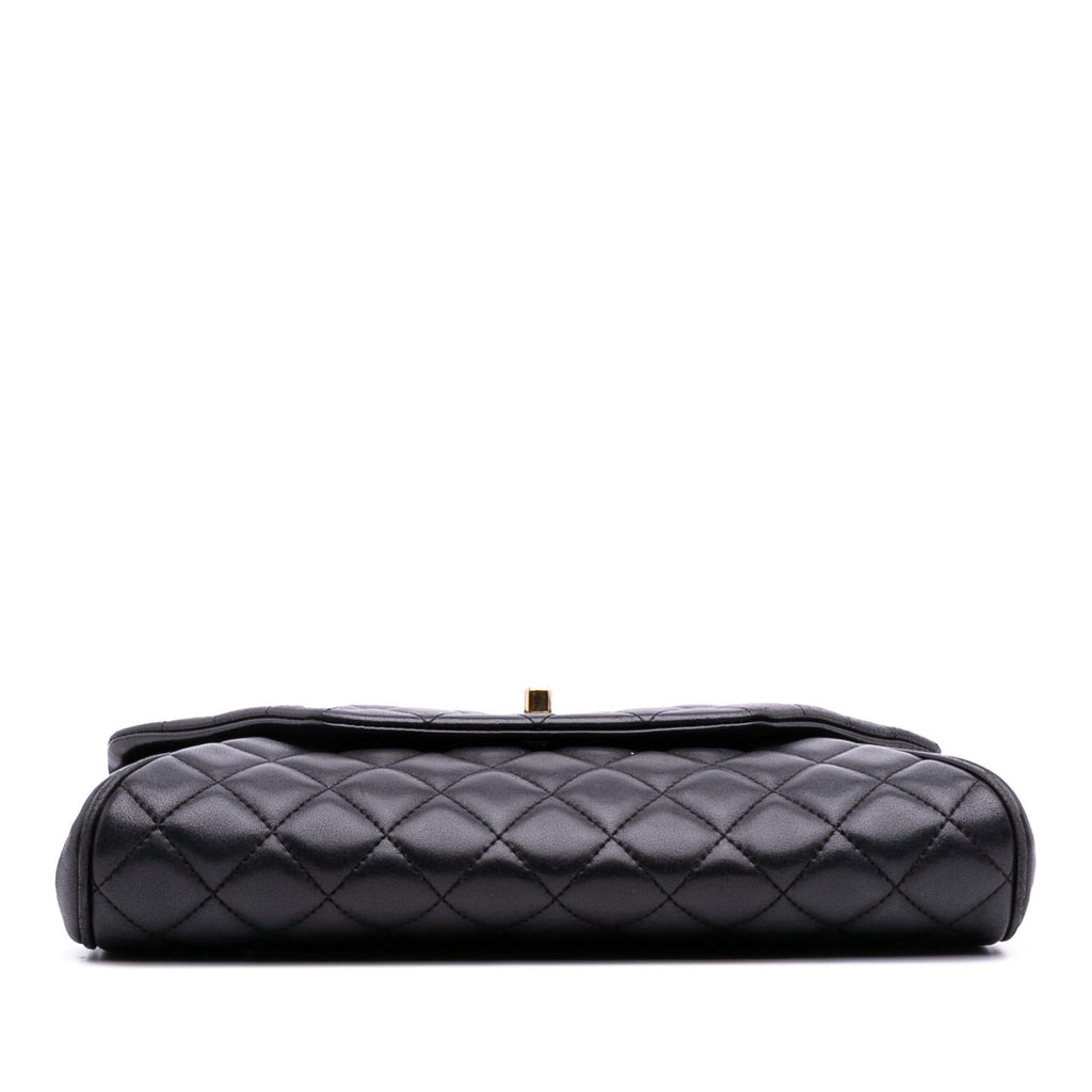 Chanel Quilted Lambskin Fold Up Again Clutch
