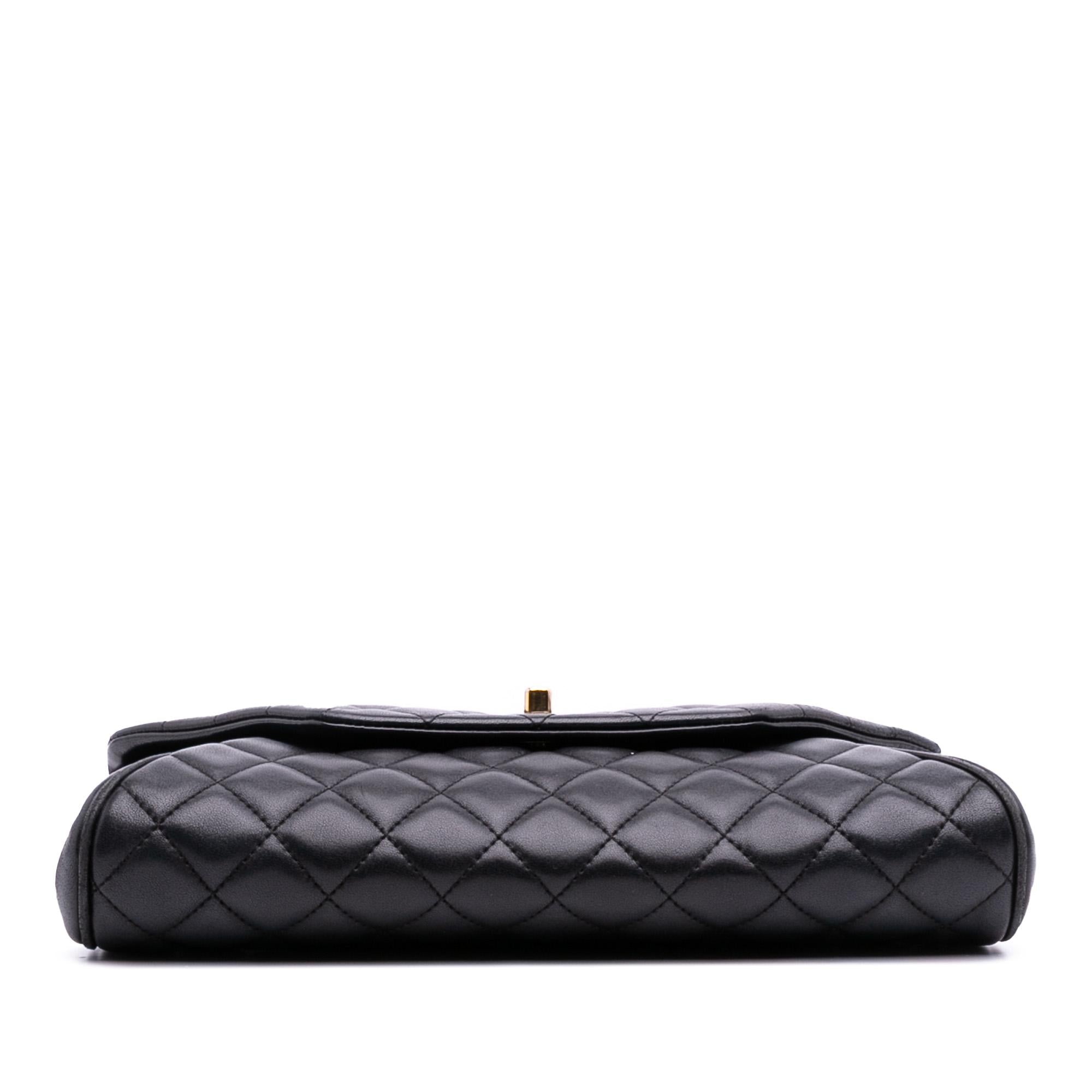 Chanel Quilted Lambskin Fold Up Again Clutch