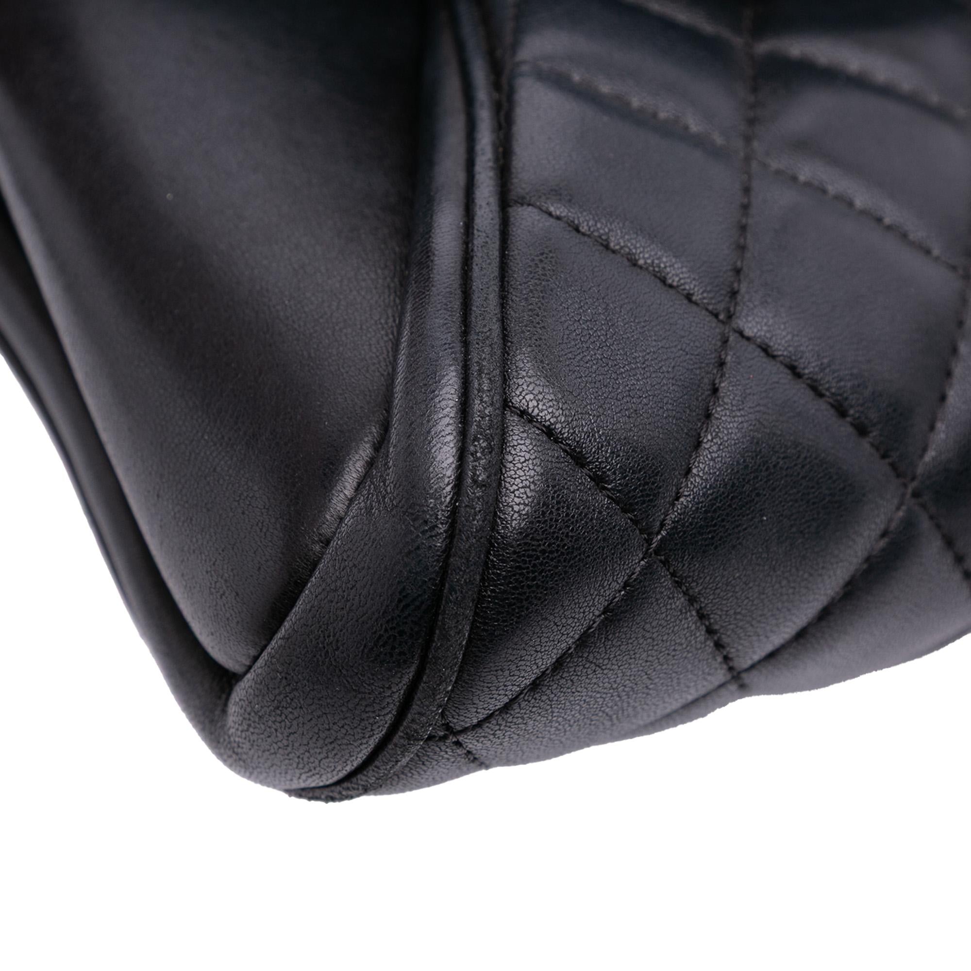 Chanel Quilted Lambskin Fold Up Again Clutch