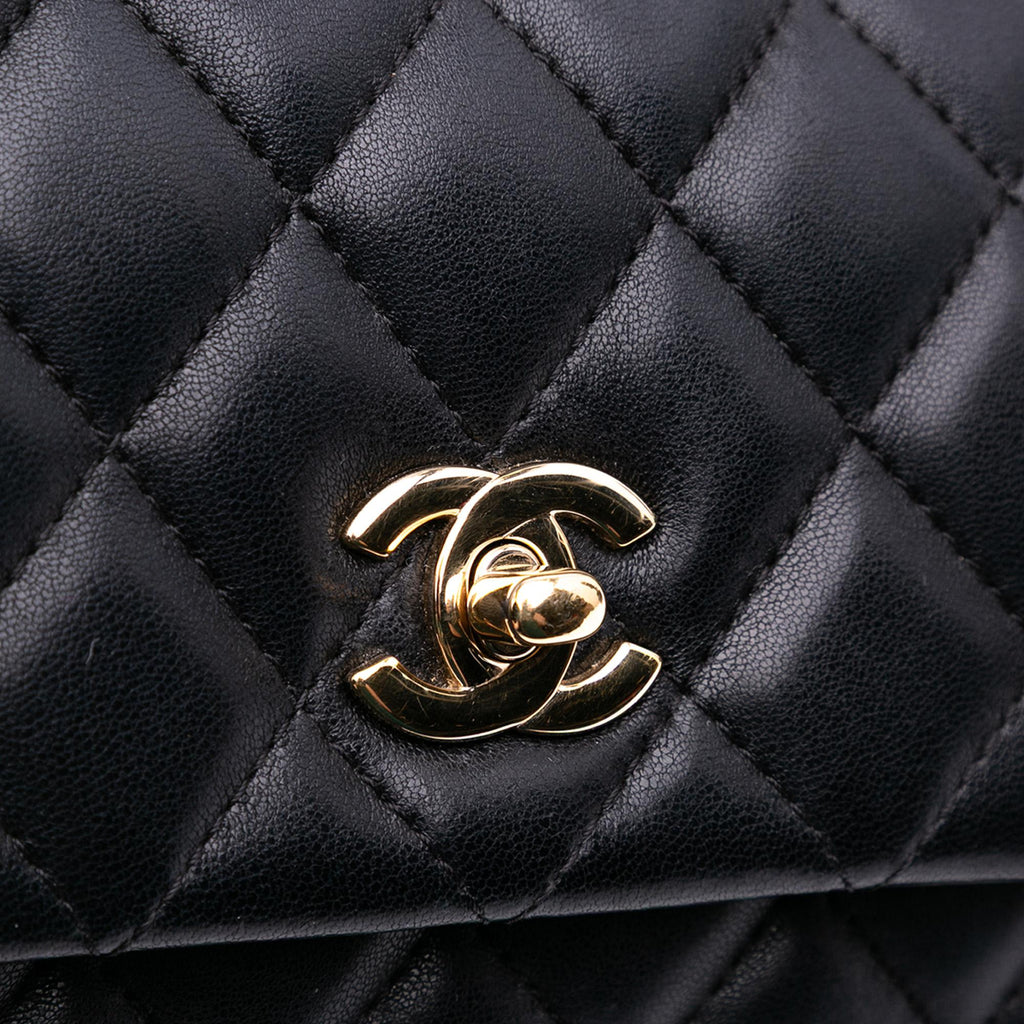 Chanel Quilted Lambskin Fold Up Again Clutch