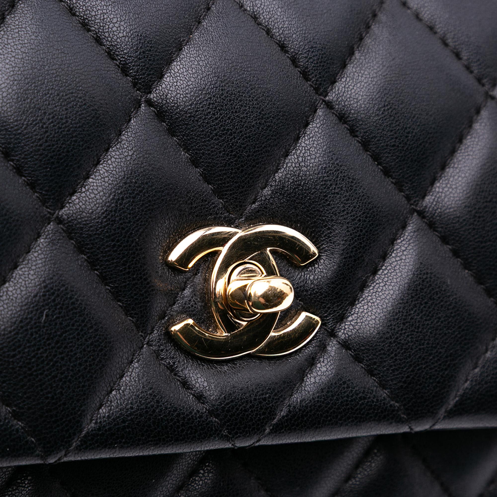 Chanel Quilted Lambskin Fold Up Again Clutch