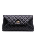 Chanel Quilted Lambskin Fold Up Again Clutch