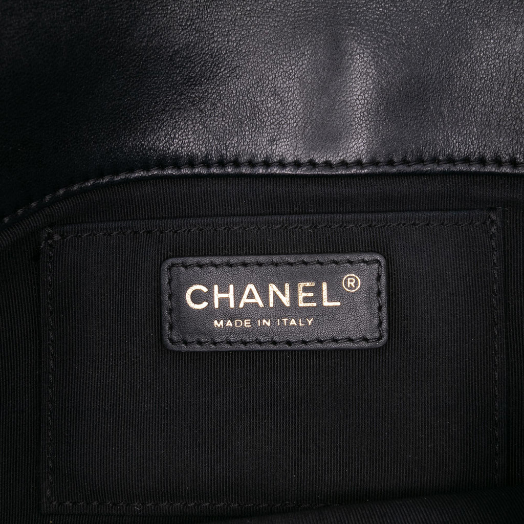 Chanel Quilted Lambskin Fold Up Again Clutch