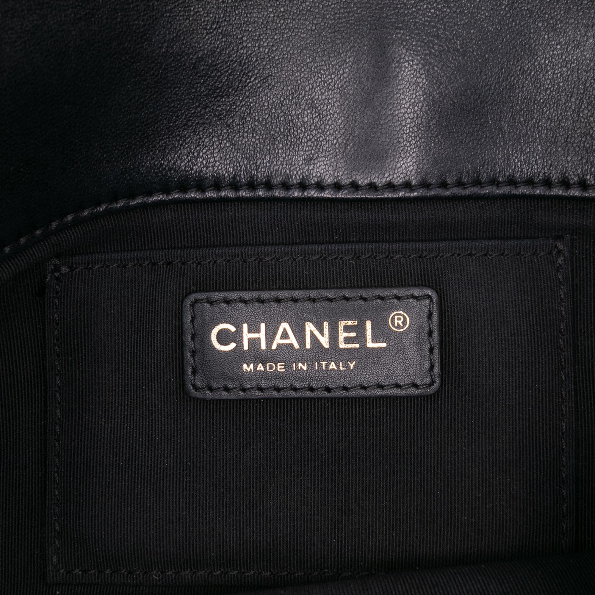 Chanel Quilted Lambskin Fold Up Again Clutch