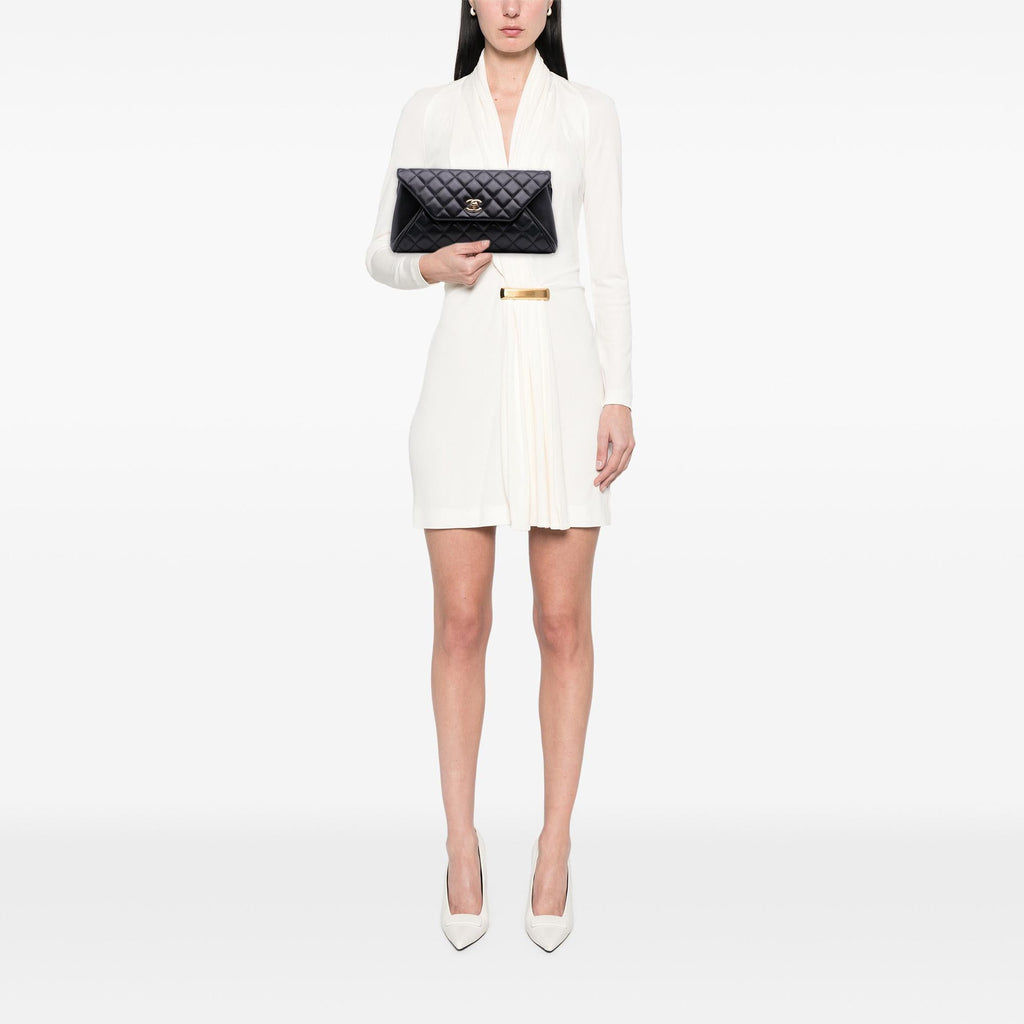 Chanel Quilted Lambskin Fold Up Again Clutch