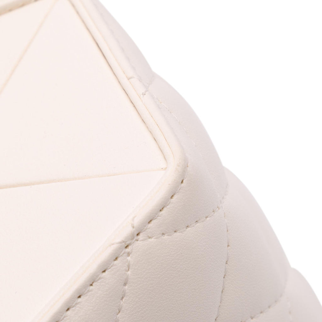 Chanel Quilted Lambskin Foldable Jewelry Box with Chain