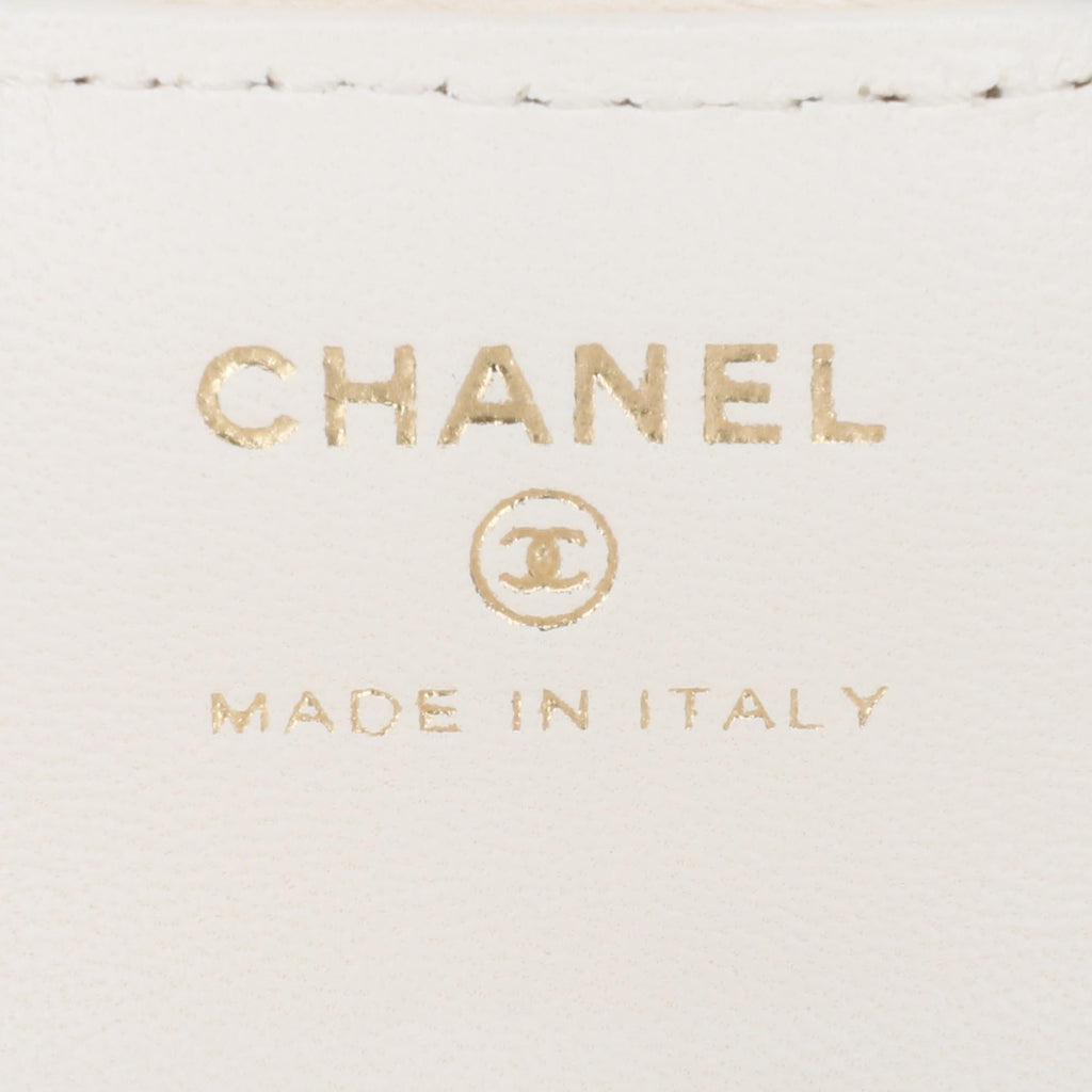 Chanel Quilted Lambskin Foldable Jewelry Box with Chain