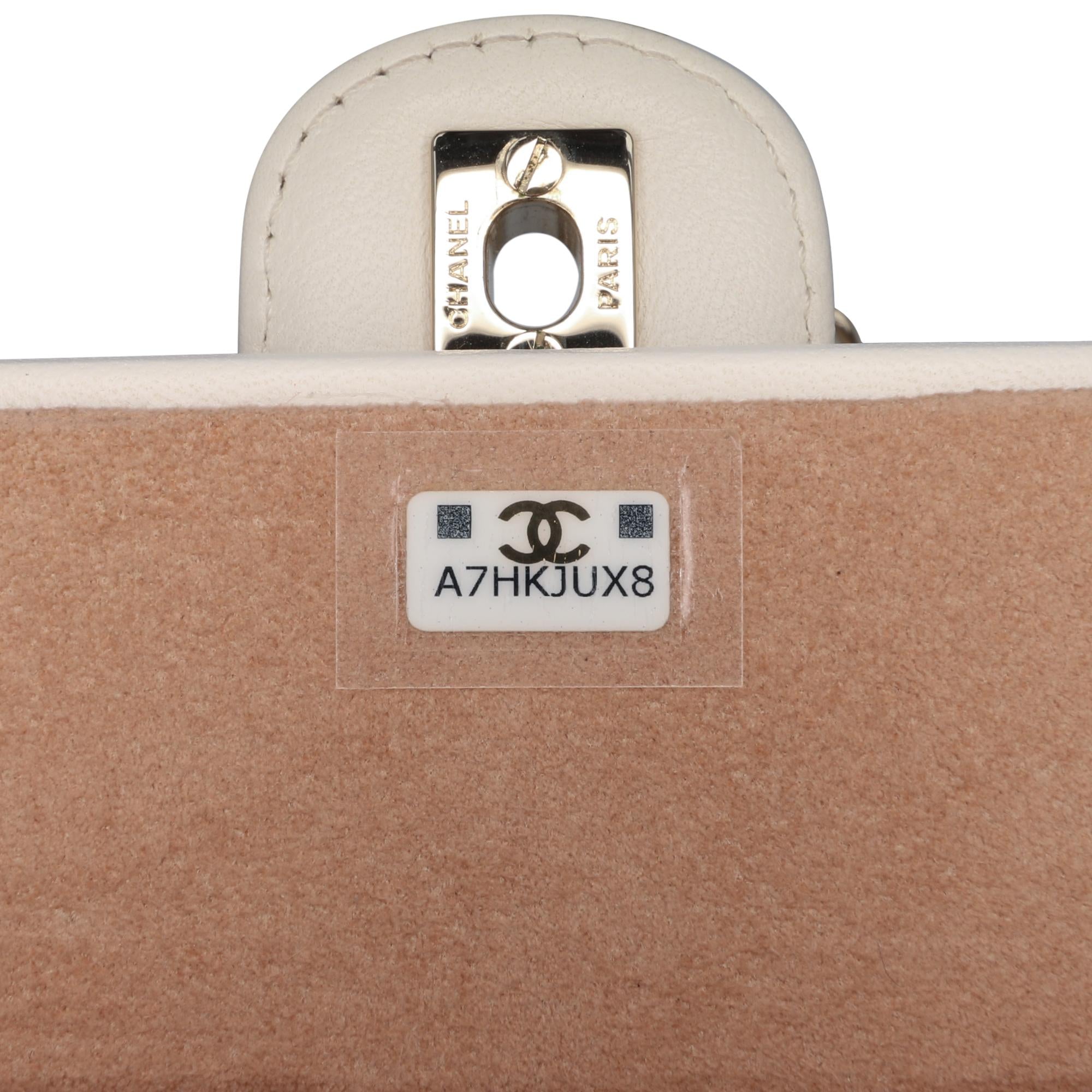 Chanel Quilted Lambskin Foldable Jewelry Box with Chain
