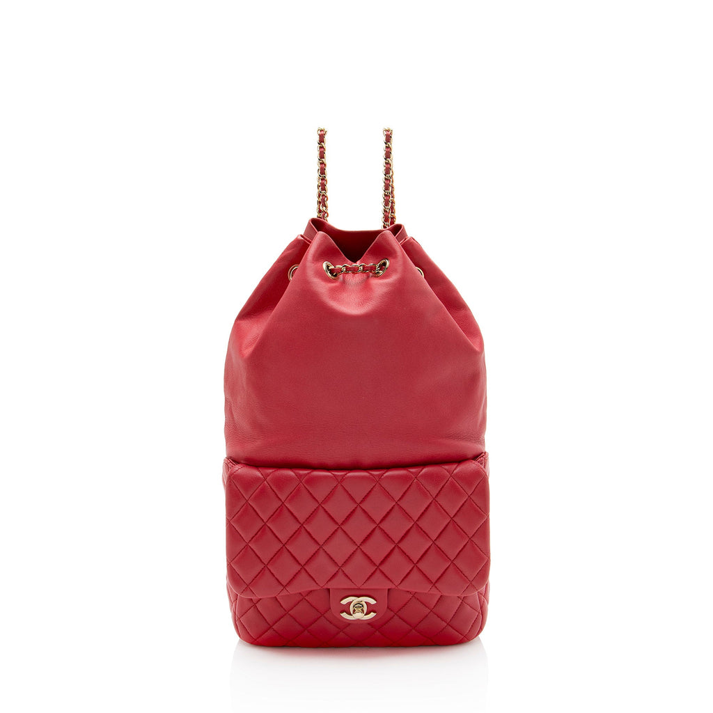 Chanel Quilted Lambskin In Seoul Large Backpack