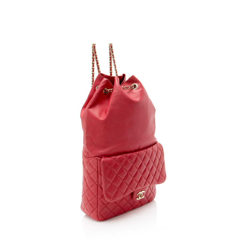 Chanel Quilted Lambskin In Seoul Large Backpack