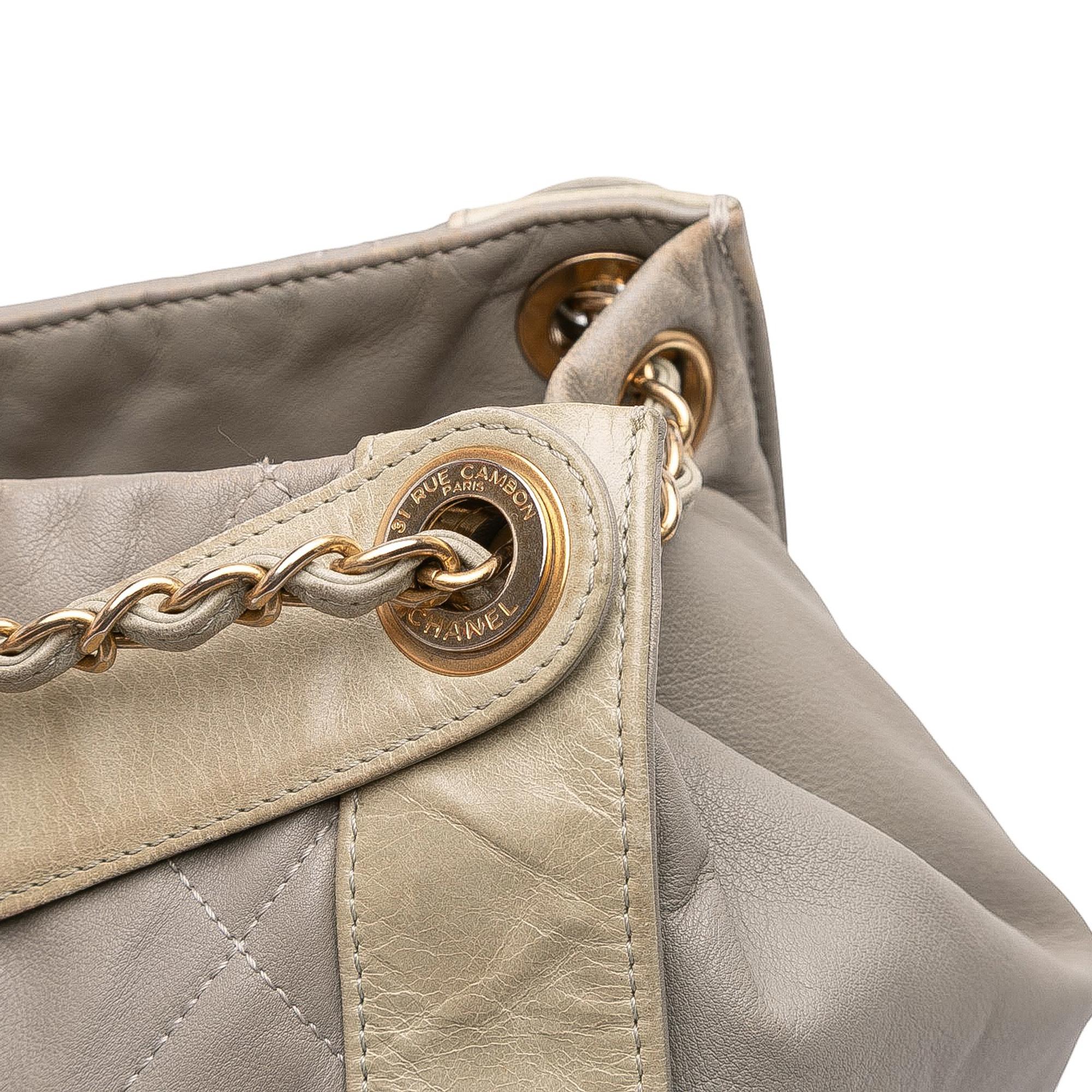 Chanel Quilted Lambskin In The Mix Tote